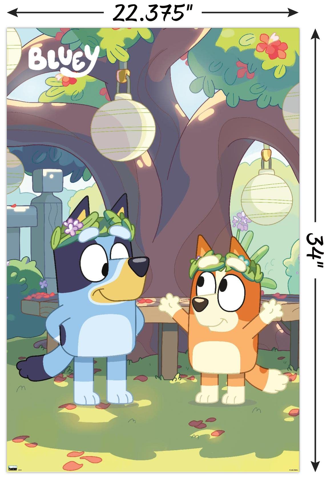 Trends International Bluey - Duo Wall Poster, 22.37'' X 34.00'', Unframed Version