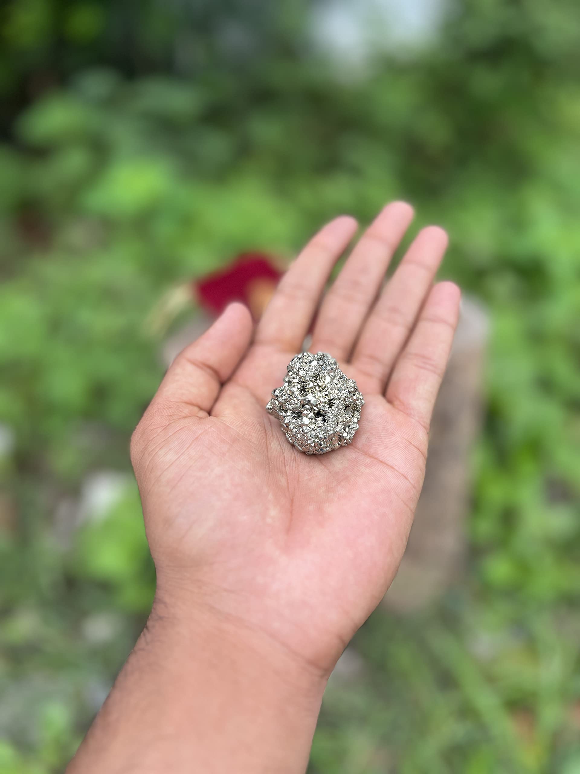 Pyrite Stone Original Crystals Rough From Peru Used For Bussiness Luck, Wealth, Abundence, Vastu And Reiki Approx Weigh 30 To 40