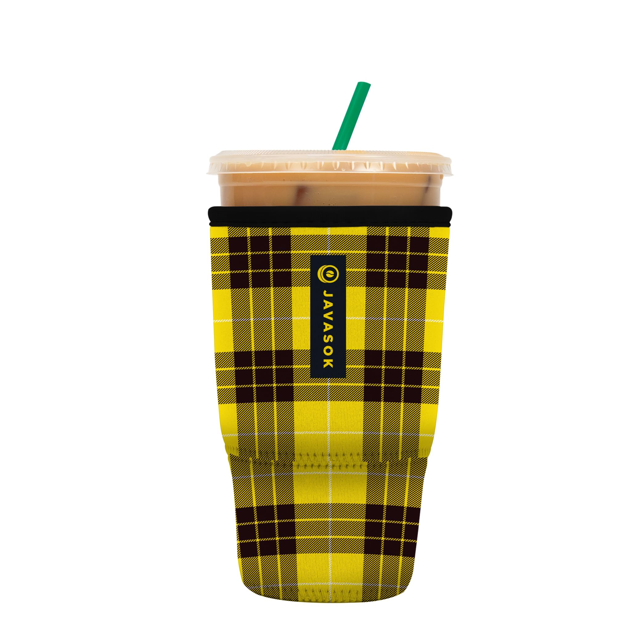 Sok It Java Sok Iced Coffee & Cold Soda Insulated Neoprene Cup Sleeve (Clueless, Large: 30-32oz)