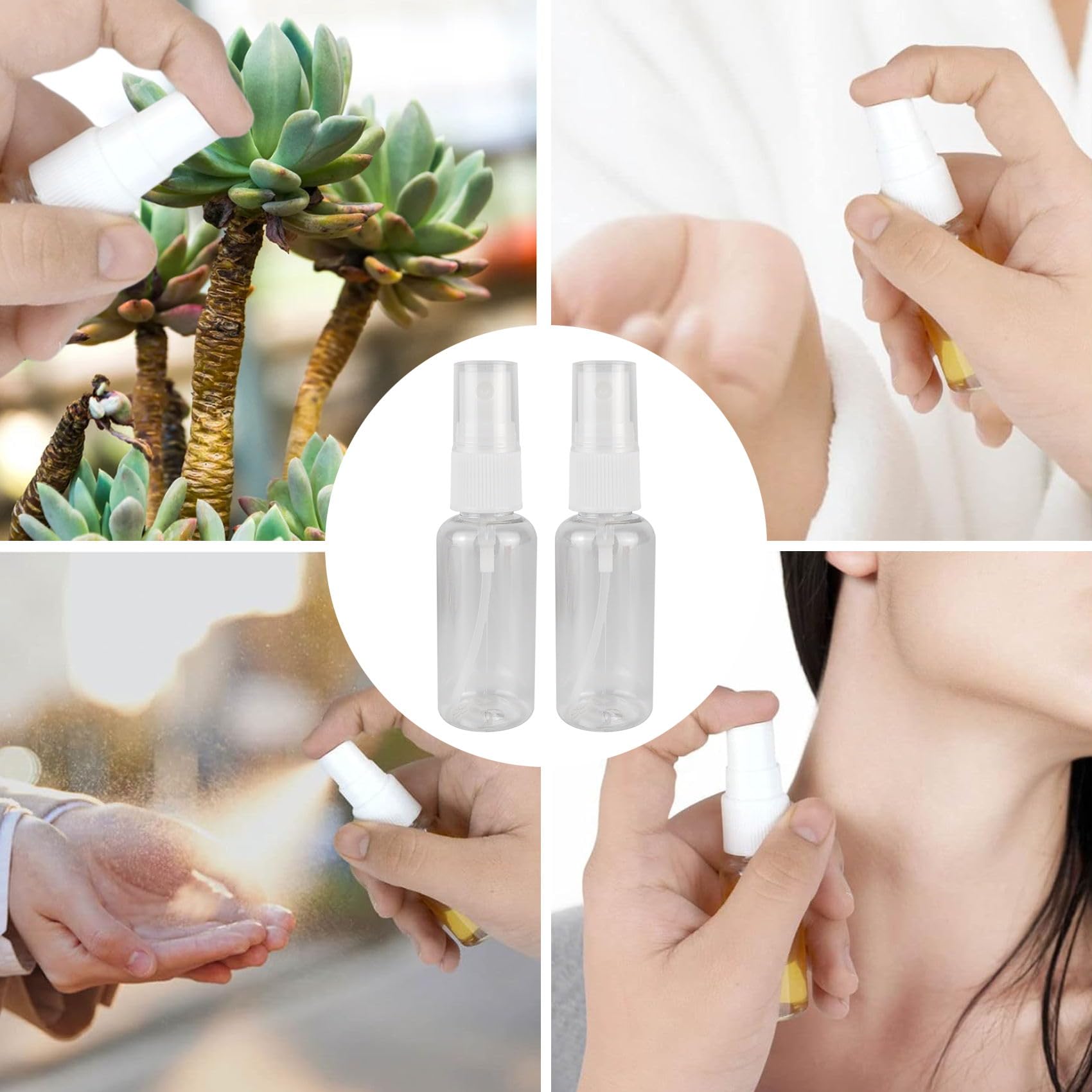 Gaadskcer 5 Pack Spray Bottle, 1 Oz/30Ml Small Plastic Spray Bottles, Travel Size Spray Bottle, Fine Mist Spray Bottles (5)