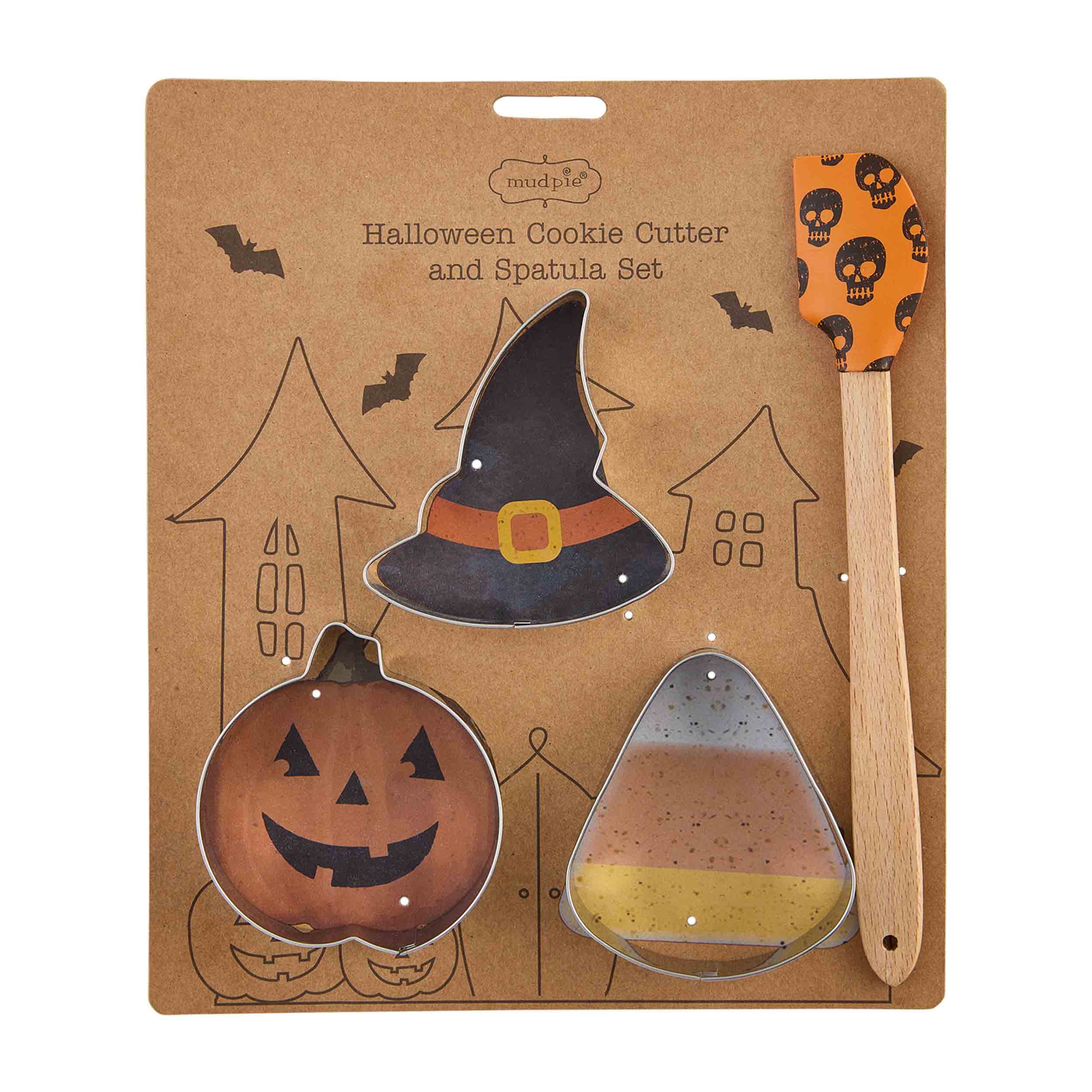 Mud Pie Halloween Baking Set, Candy Corn, 9 1/2'' X 8''
