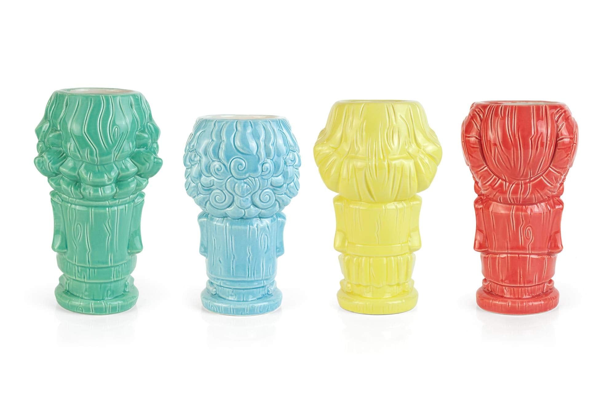 Geeki Tikis The Golden Girls Cast Mugs | Includes Dorothy, Rose, Blanche, & Sophia | Official Golden Girls Collectible Ceramic T