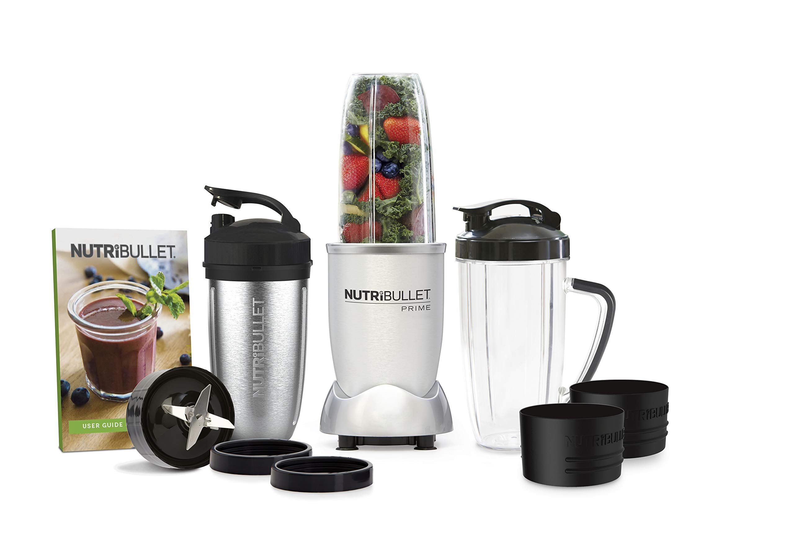 Nutribullet 1000 Watt Prime Edition, 12-Piece High-Speed Blender/Mixer System, Includes Stainless Steel Insulated Cup, And Recip