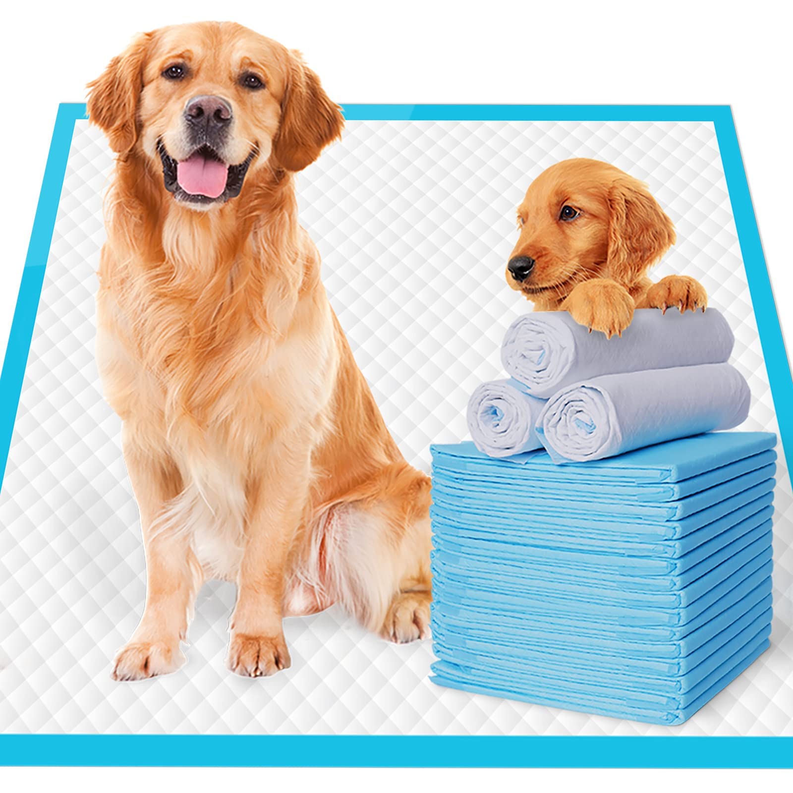 Joinpads Extra Large Dog Pee Pads, Thicker Design For Super Absorbent And Leak Proof Pads, Disposable Potty Training Pads For Do