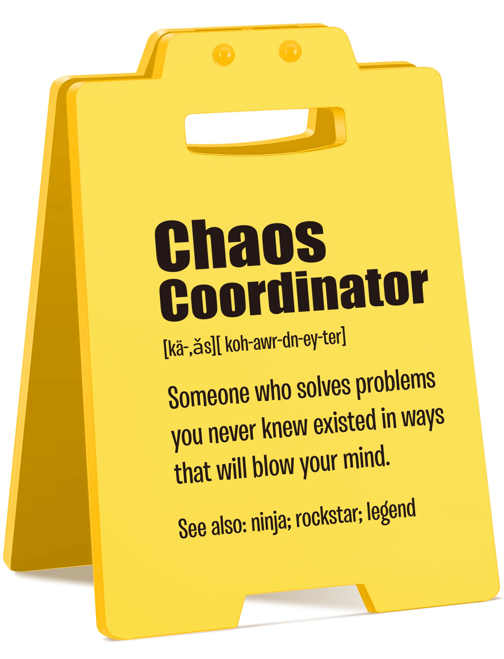Chaos Coordinator Gifts | Funny Thank You Gift for Coworkers, Bosses, Managers, Teachers, Nurses Appreciation | Motivation Offic