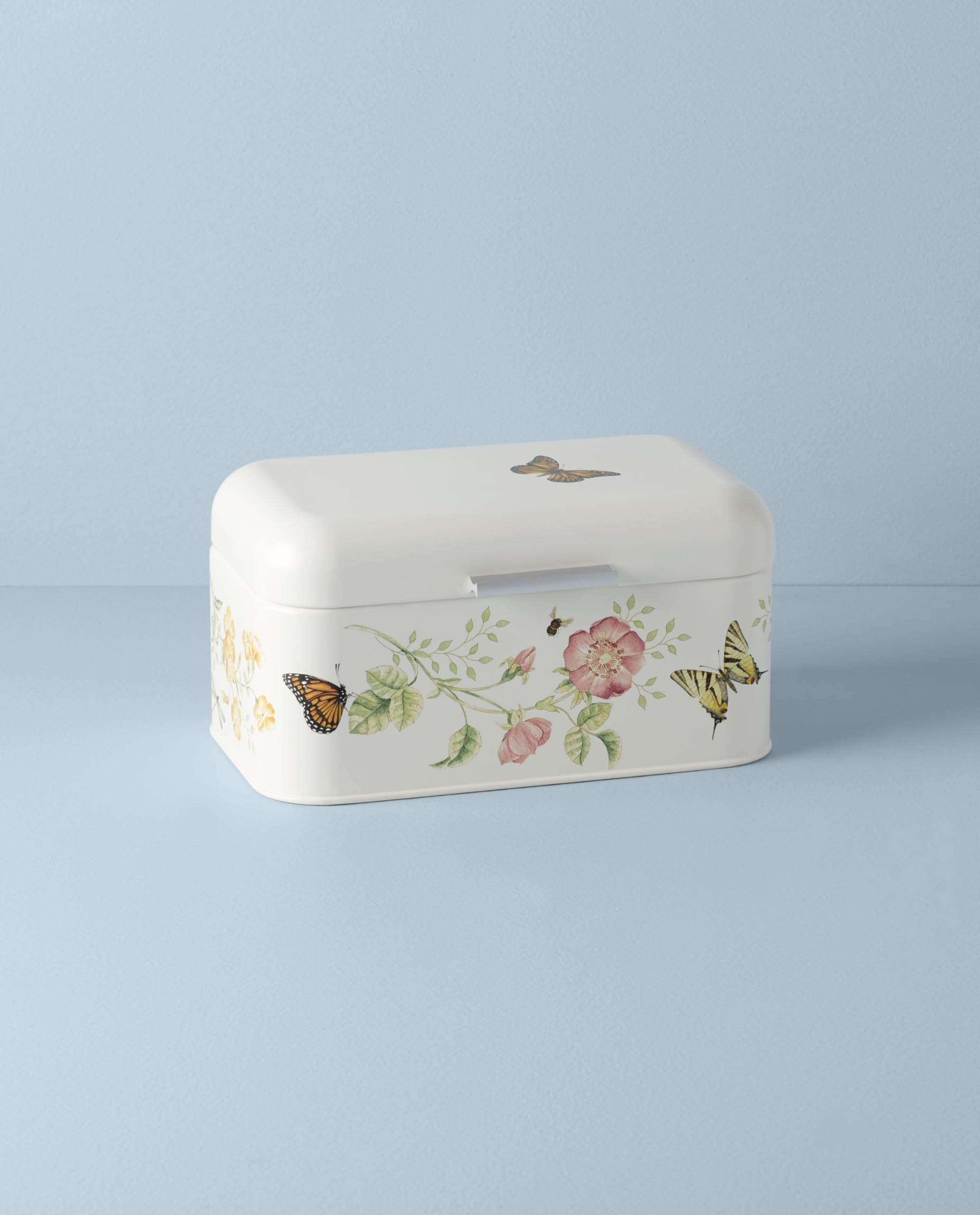 Lenox 892520 Butterfly Meadow Breadbox, 11.25'' L X 6.5'' W X 6.25'' H