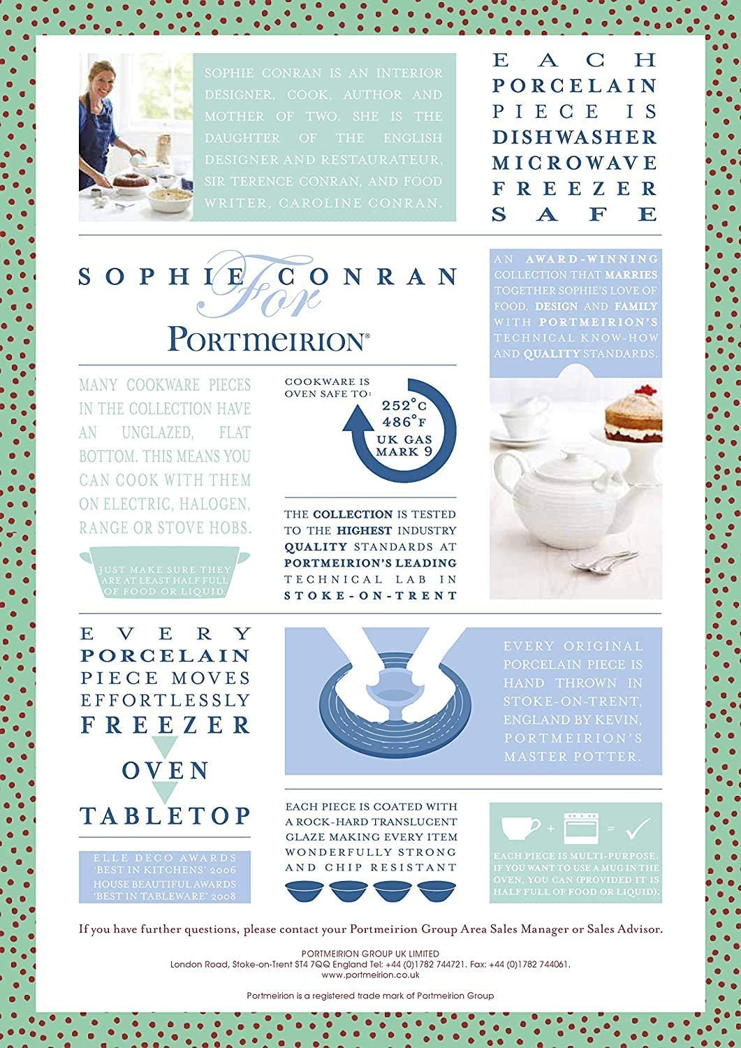 Portmeirion Sophie Conran White Large Canister | 80 Ounce Food Storage Container With Lid | Porcelain Canister For Pantry, Home,