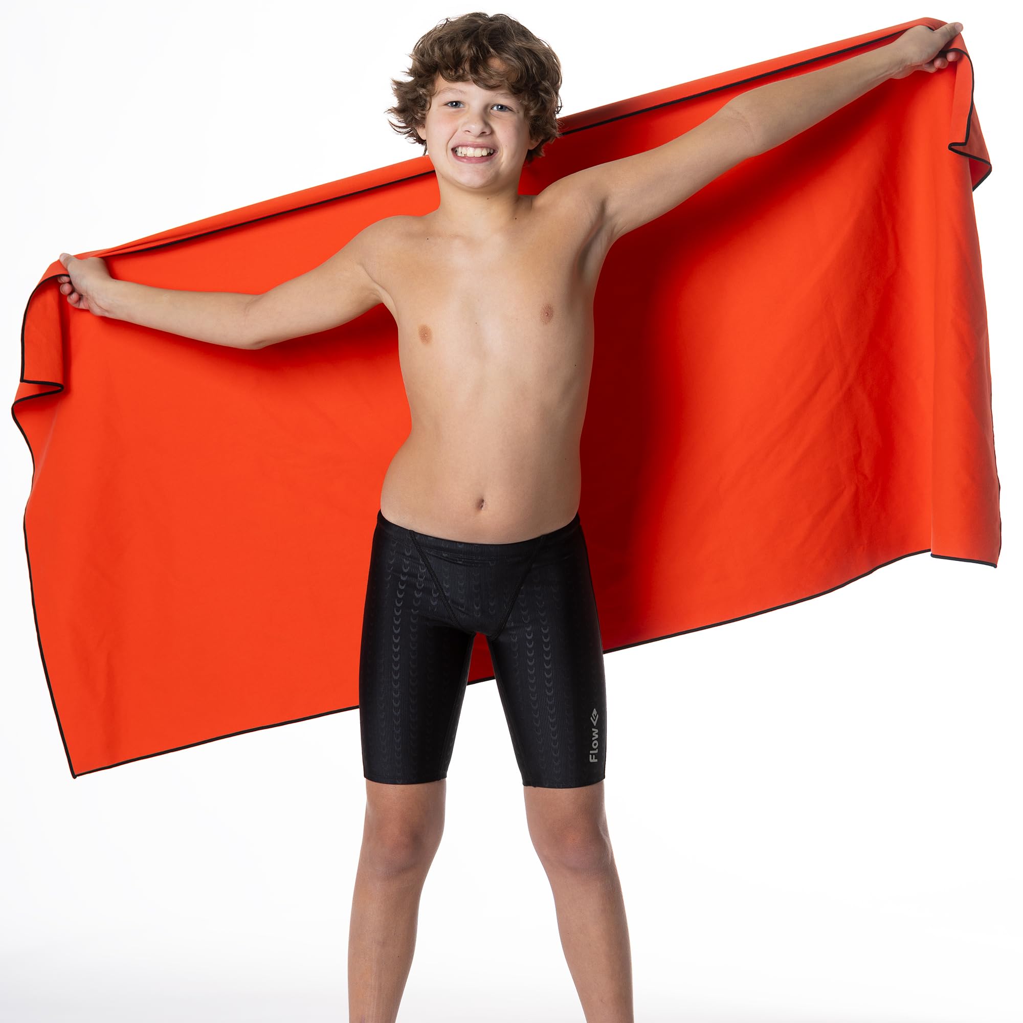 Flow Hydro Sport Towel - Microfiber Quick Dry Swimming Towels for Swim  Pool  Triathlon  and Other Water Sports in Medium and Large Sizes (Red  Medium (48'' x 24''))