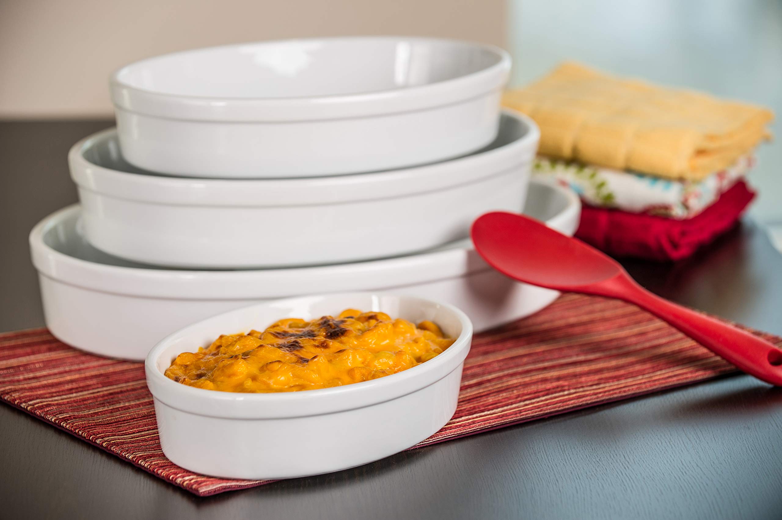 Bia Cordon Bleu Bakeware Oval Baking Dishes, One Size, White