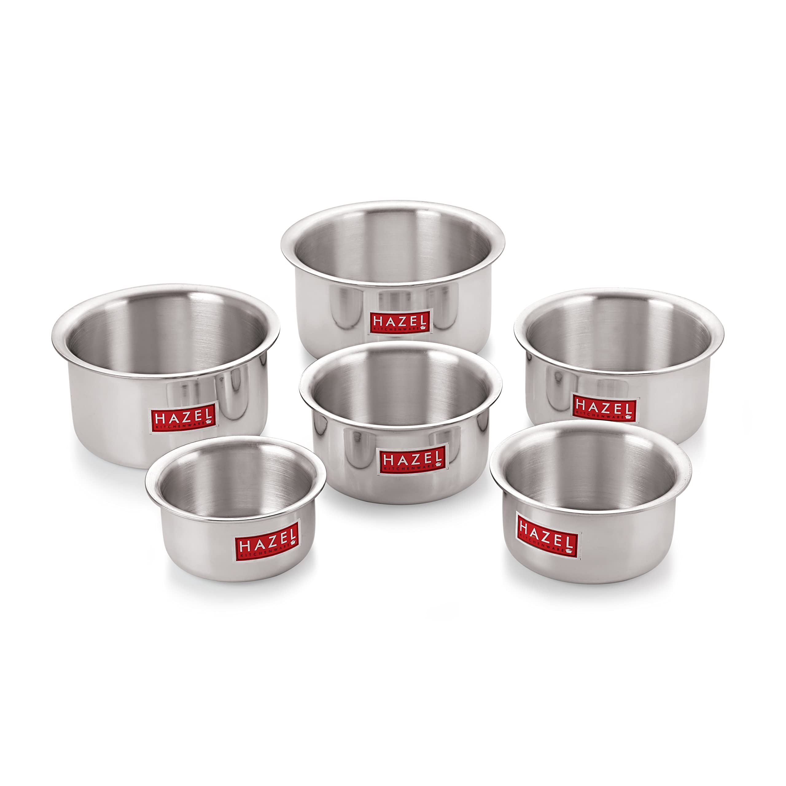 Hazel Aluminium Tope (875 Ml, 1125 Ml, 1400 Ml, 2000 Ml, 2600 Ml)