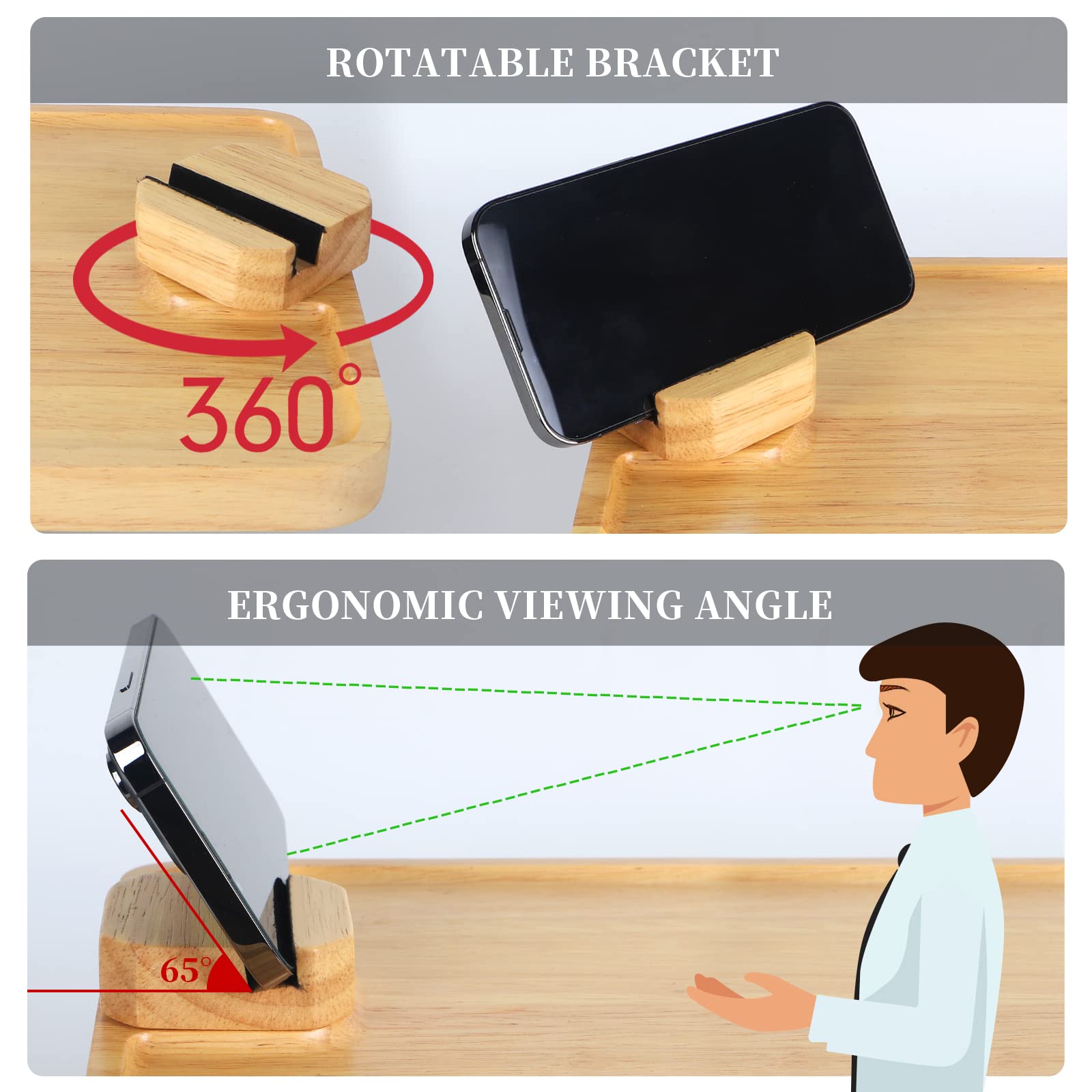 Tisement Couch Tray For Wide Sofa, 11.8    8.7 Clip On Sofa Arm Tray With 360 Rotating Bracket,Foldable Couch Arm Table For Wide