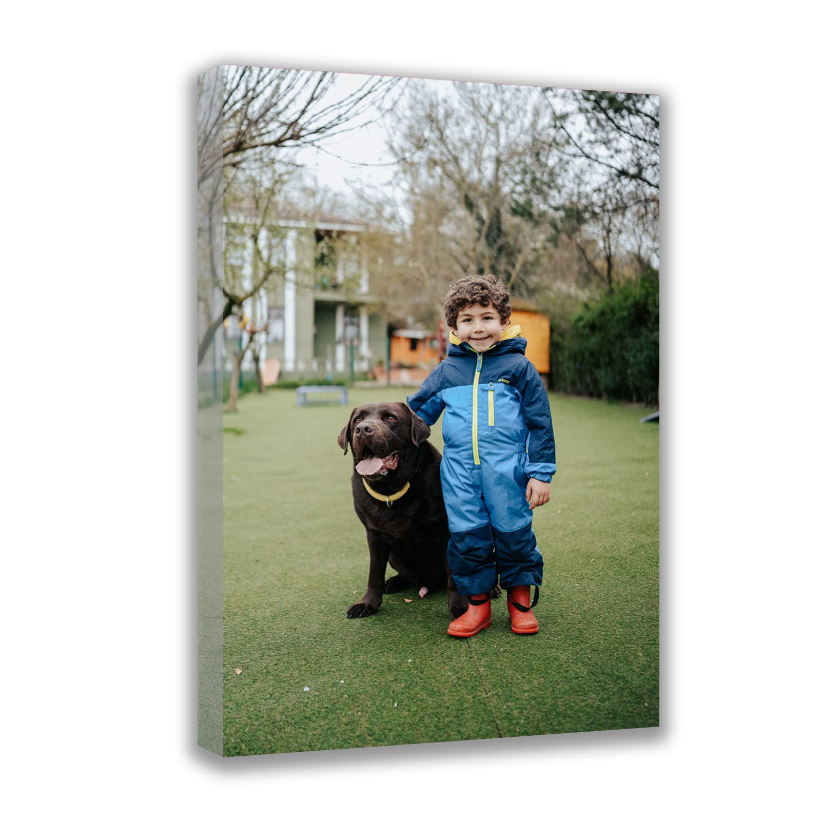 Custom Canvas Prints With Your Photos Custom Wall Art Personalized Canvas Pictures For Pet/Family Gifts For Mom/Men/Women (12''