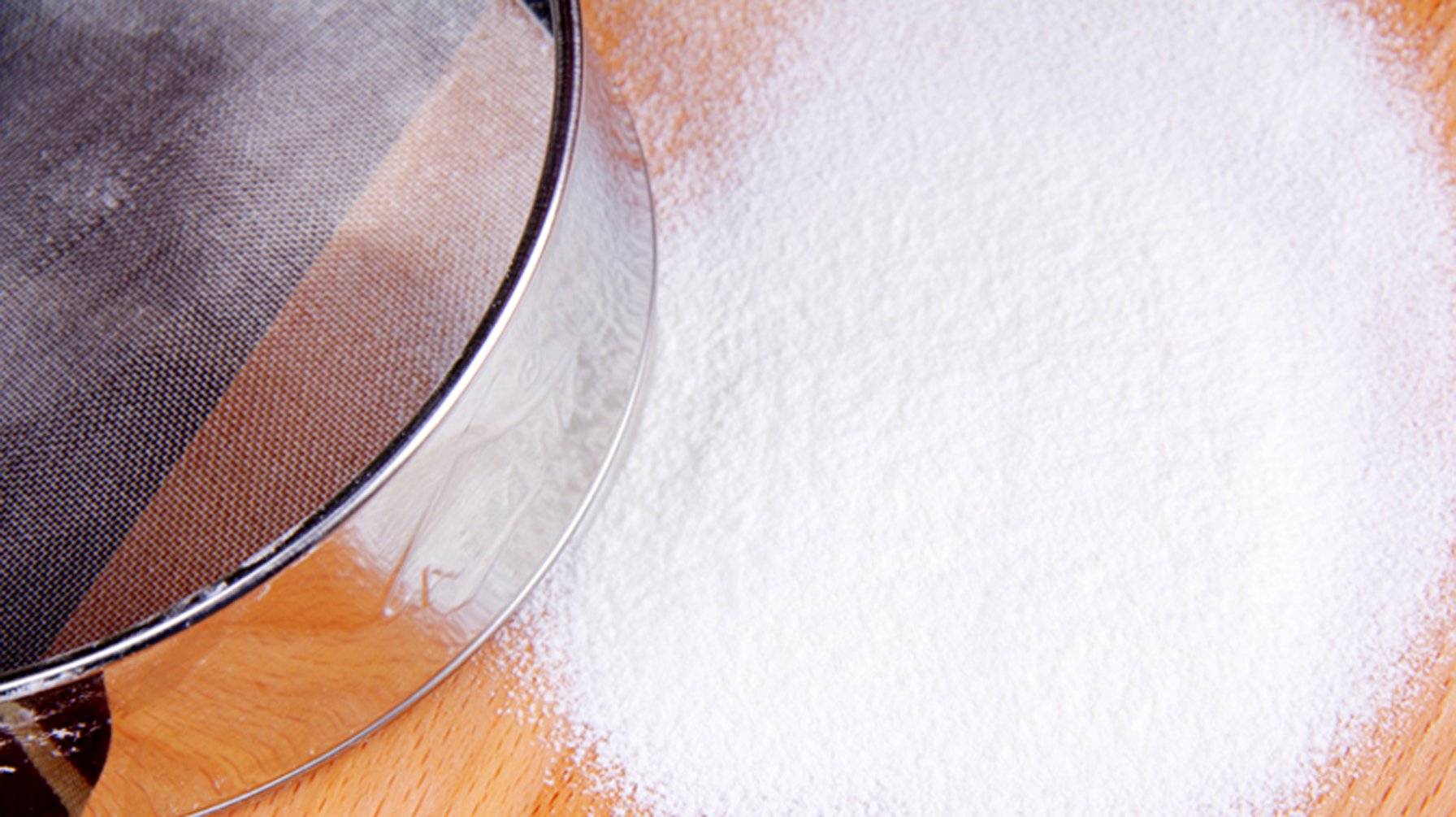 Loveday 6'' Flour Sieve Stainless Steel Round Flour Sieve Strainer With 40 Mesh (6 Inch, 18/8 Steel) Flour Sieve