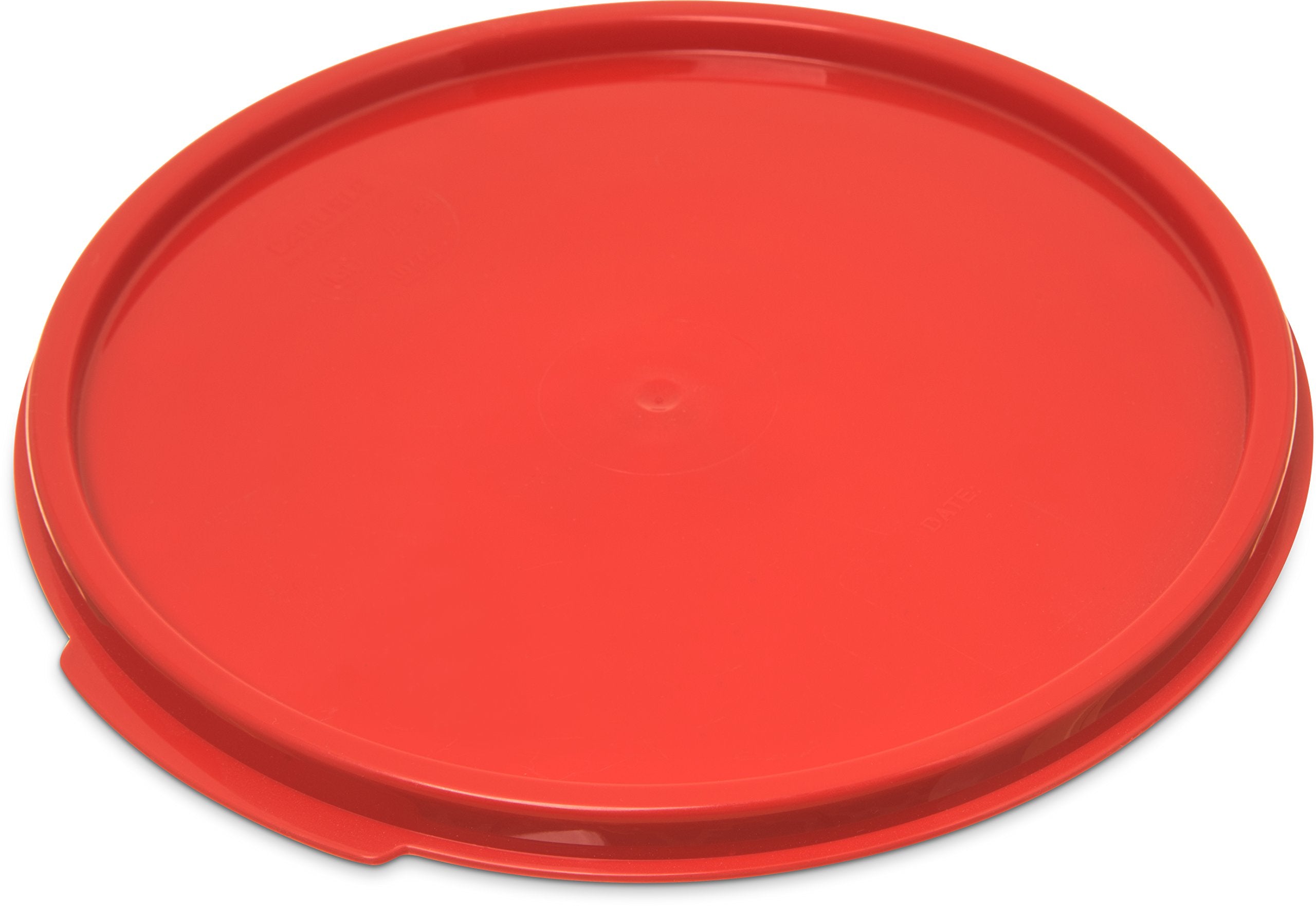 Carlisle Foodservice Products Storplus Round Food Storage Container Lid With Stackable Design For Catering, Buffets, Restaurants