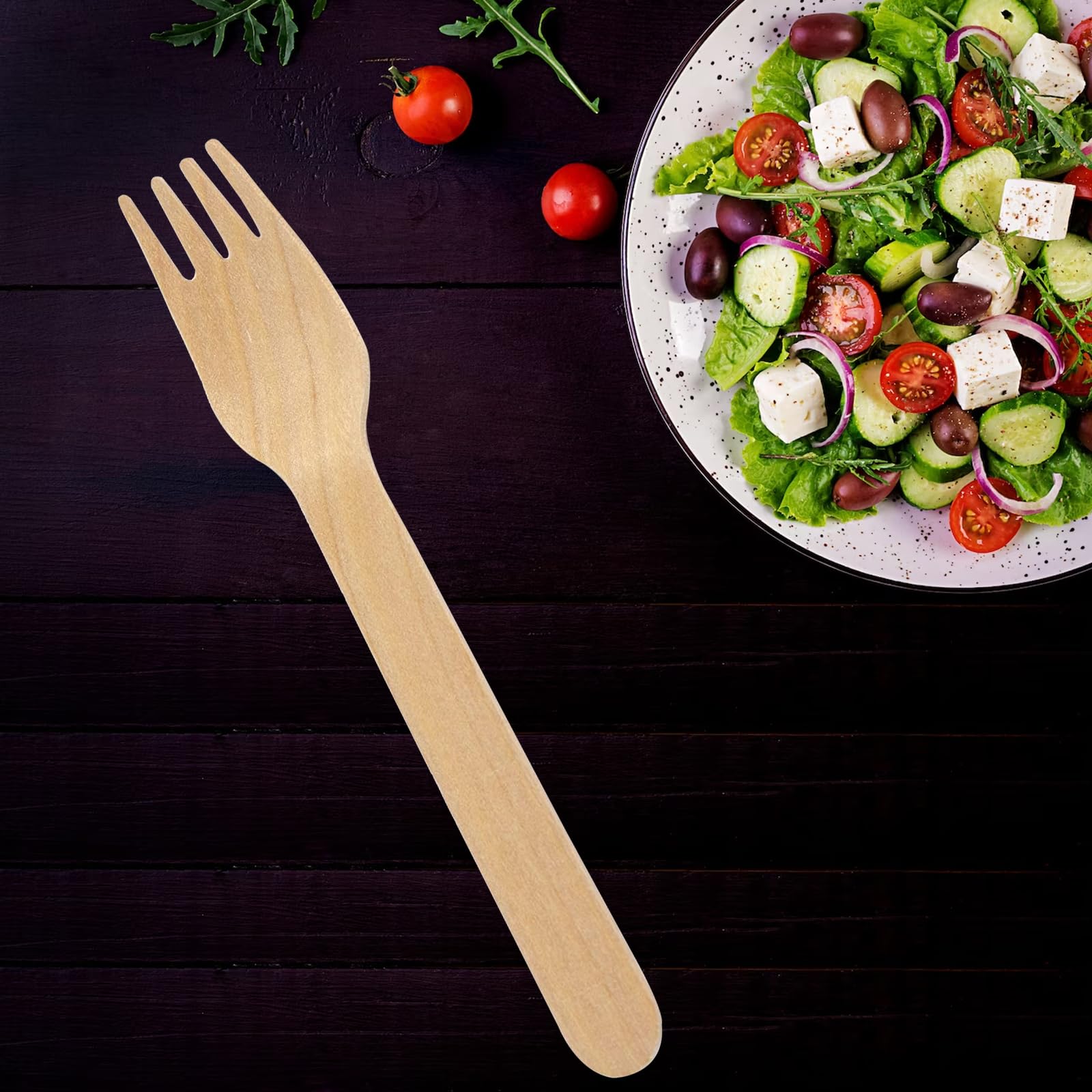 Perfect Stix Disposable Wooden Forks  6'' pack of 1000