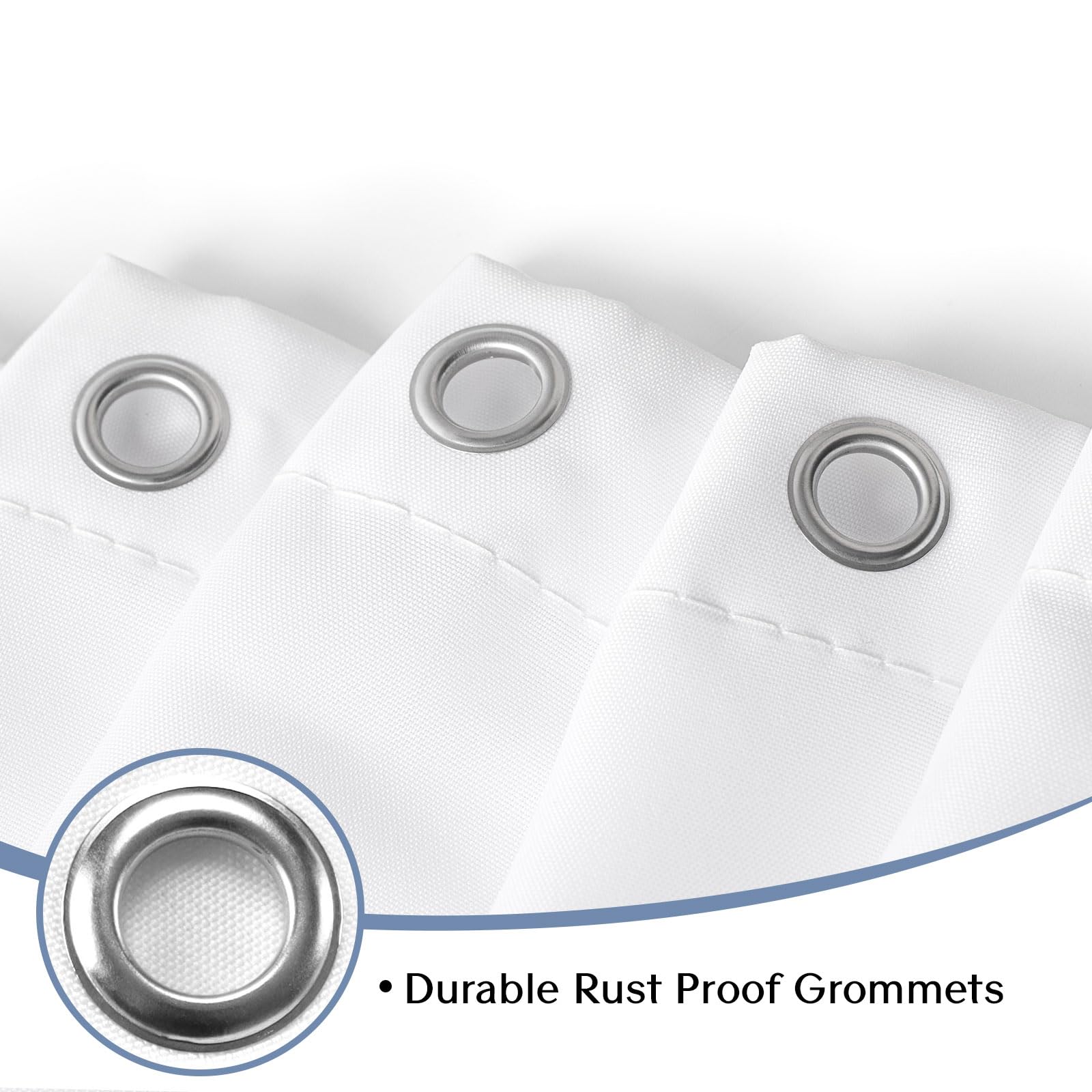 Sunlit Lovely Cartoon Sea Creatures Fabric Shower Curtain For Kids, Whale Turtle And Fish Bathroom Decor Curtain For Girls And B