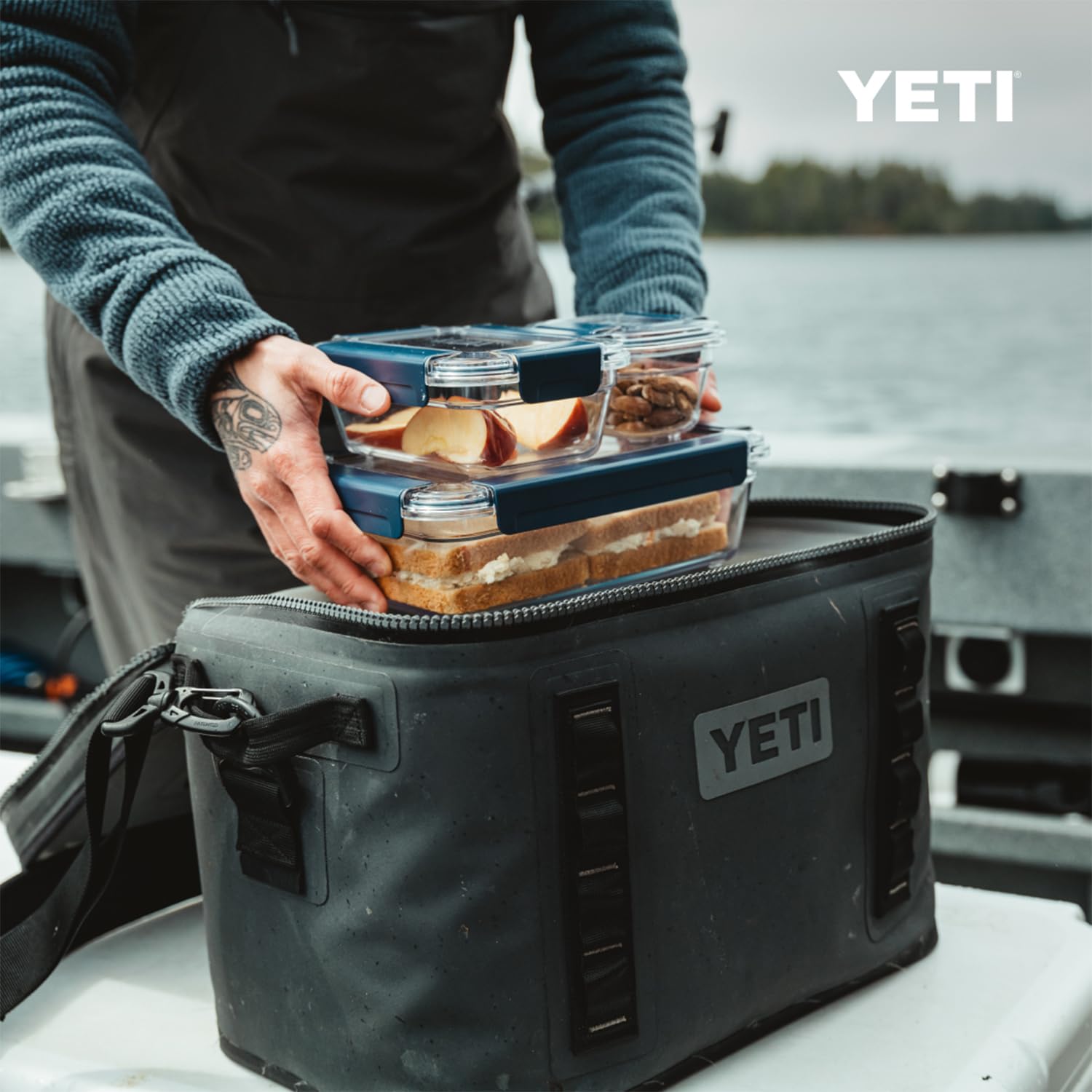 Yeti Food Storage Container, Bpa Free, Locking & Airtight Lid, Microwave, Freezer, And Dishwasher Safe, Leak-Proof, Cooler And T