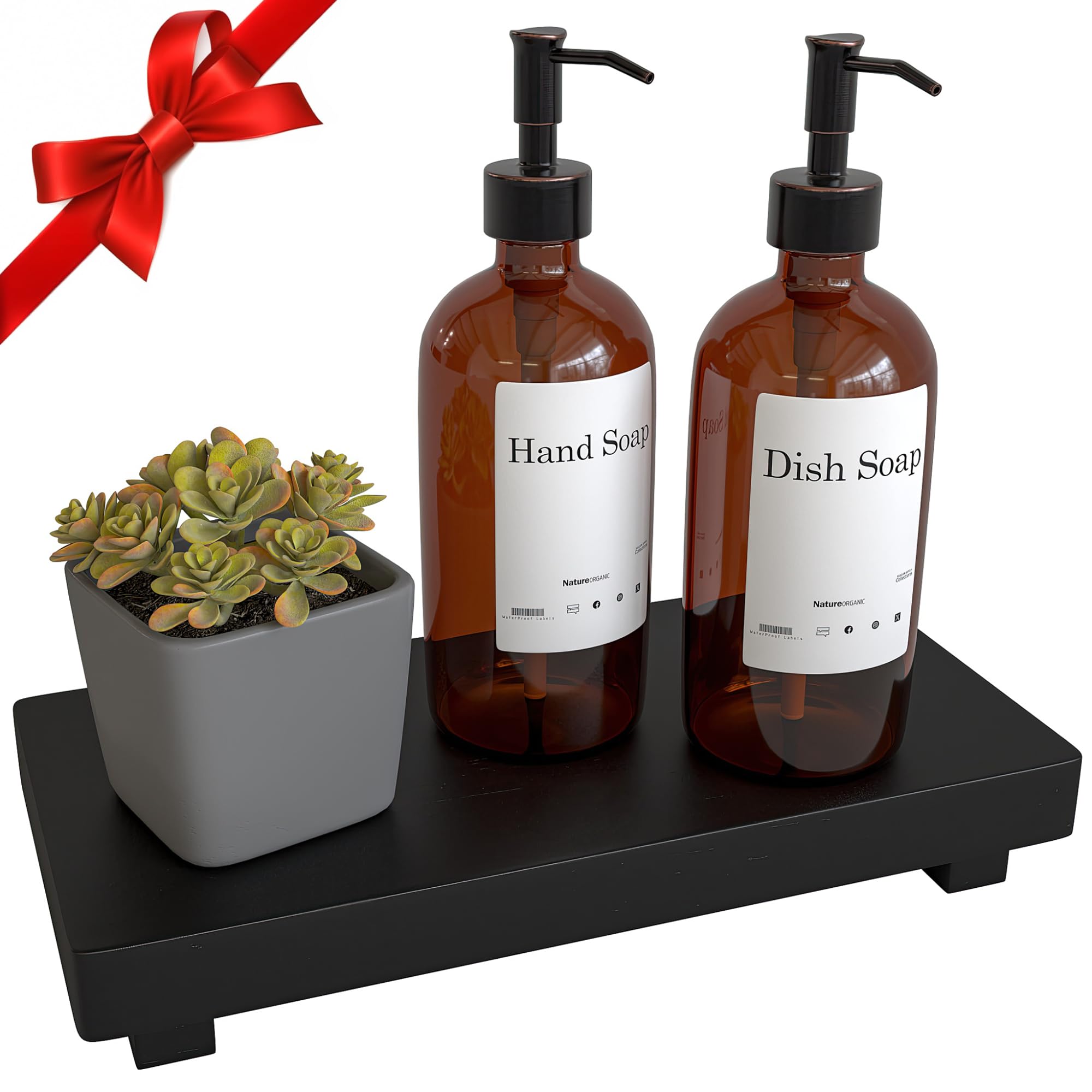 Yellow Lotus Wooden Tray For Bathroom Decor -11    Small Wood Riser For Kitchen Counter, Pedestal Stand Display, Decorative Foot