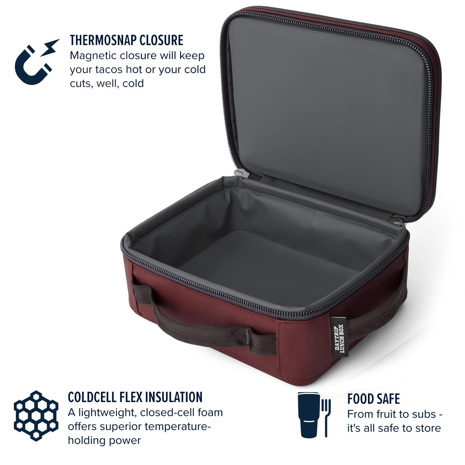 Yeti Daytrip Lunch Box, Wild Vine Red
