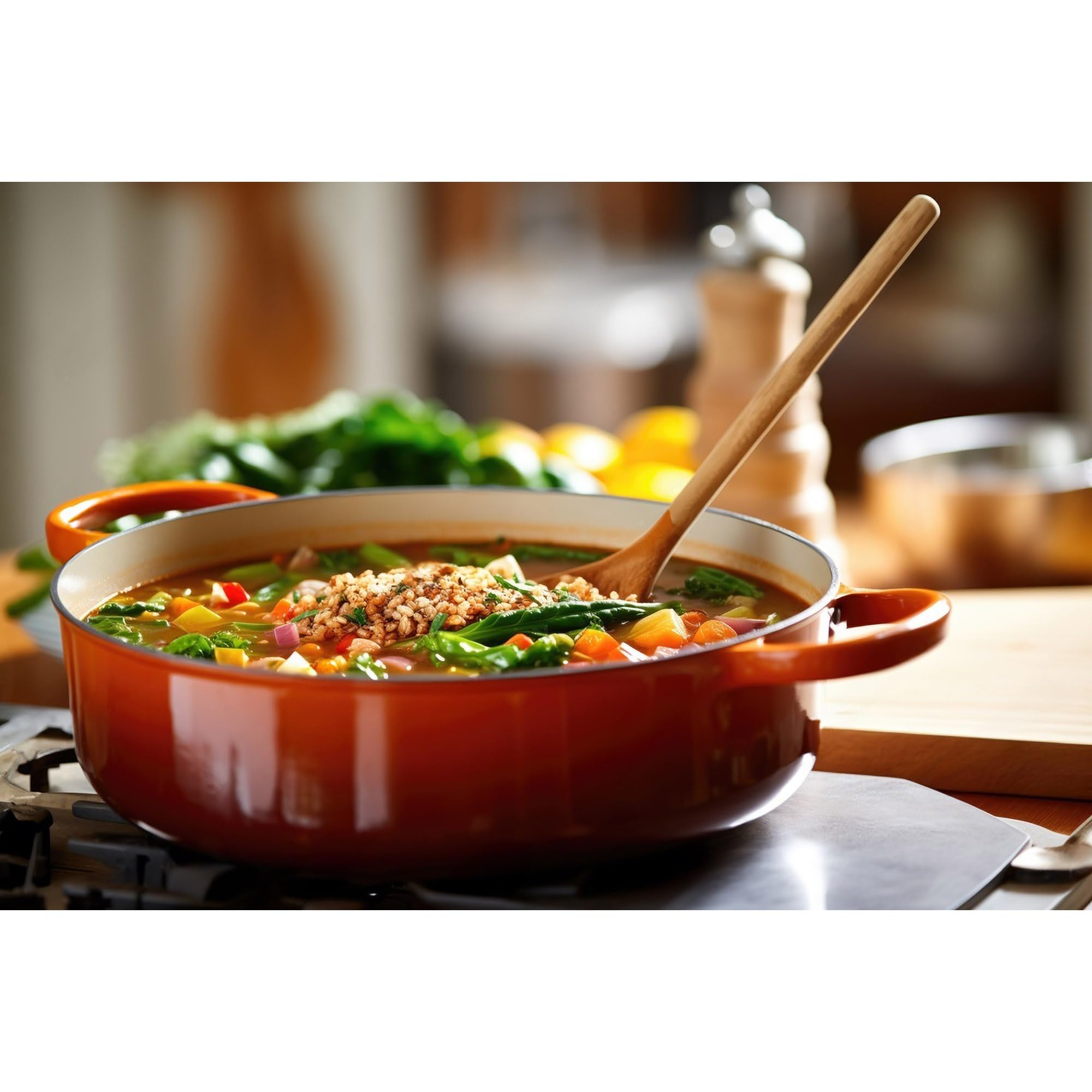Hic Kitchen Wooden Spoon, Fsc-Certified Beechwood, 10-Inch
