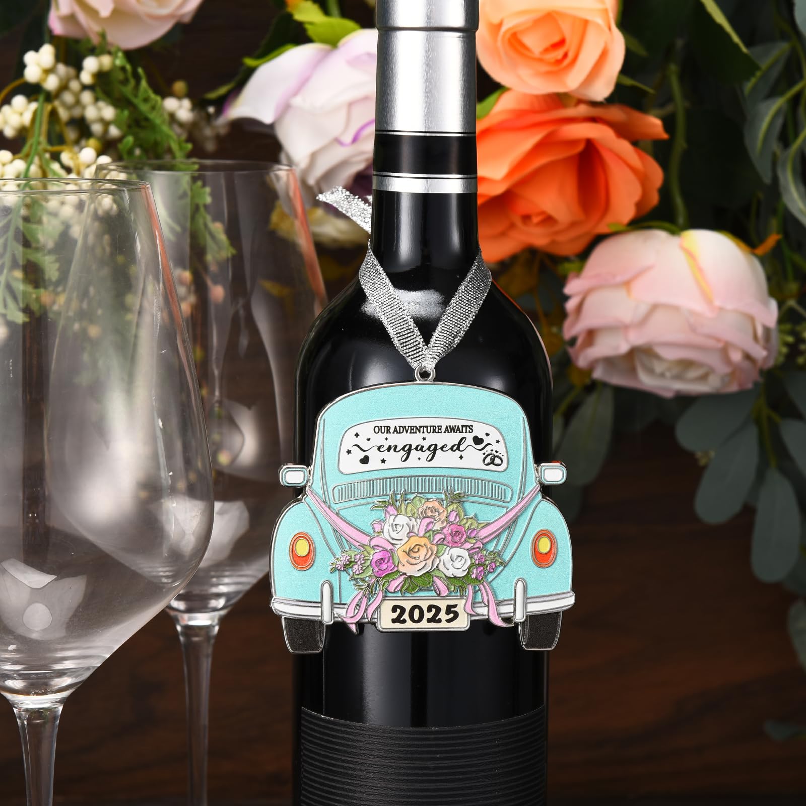 Venhoo Engagement Gifts for Couples 2025, Gift Ideas for Newly Engaged Couples, Happy Engagement Gift for Her, Bride to Be, Just
