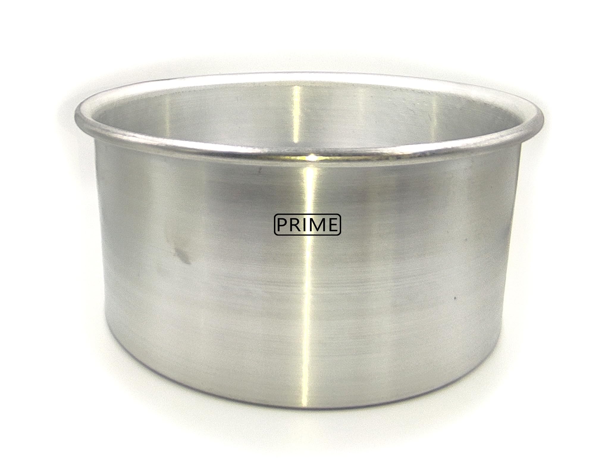 Prime Bakers And Moulders Round Aluminium Cake Mould For Oven - 6 Inch Diameter: 4 Inch Depth