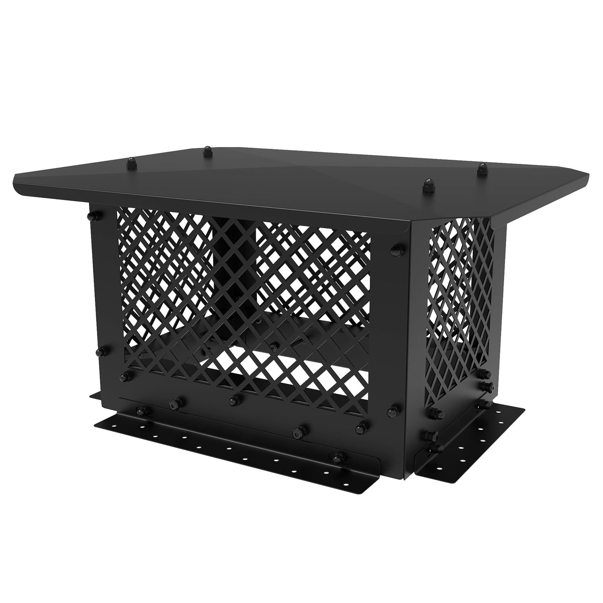 Hahaemall Chimney Cap, 10'' X 14'' Chimney Cover, Chimney Rain Caps, Fireplace Chimney Caps For Outside Adjustable Bottom To Fit
