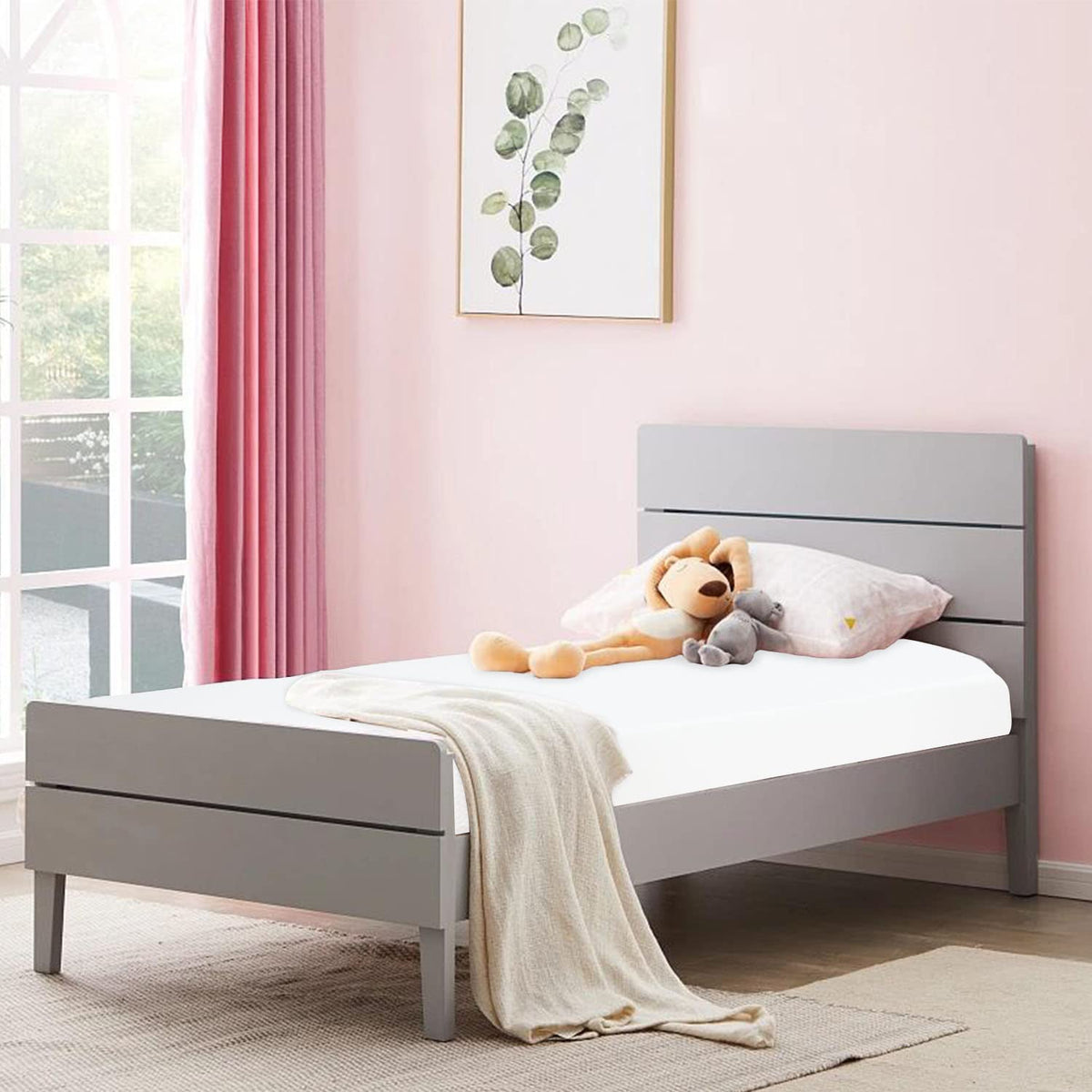 Twin Mattress 6 Inch Gel Memory Foam Mattress Queen Mattresses Medium Firm Mattresses For Cool Sleep Relieving Pressure Relief C