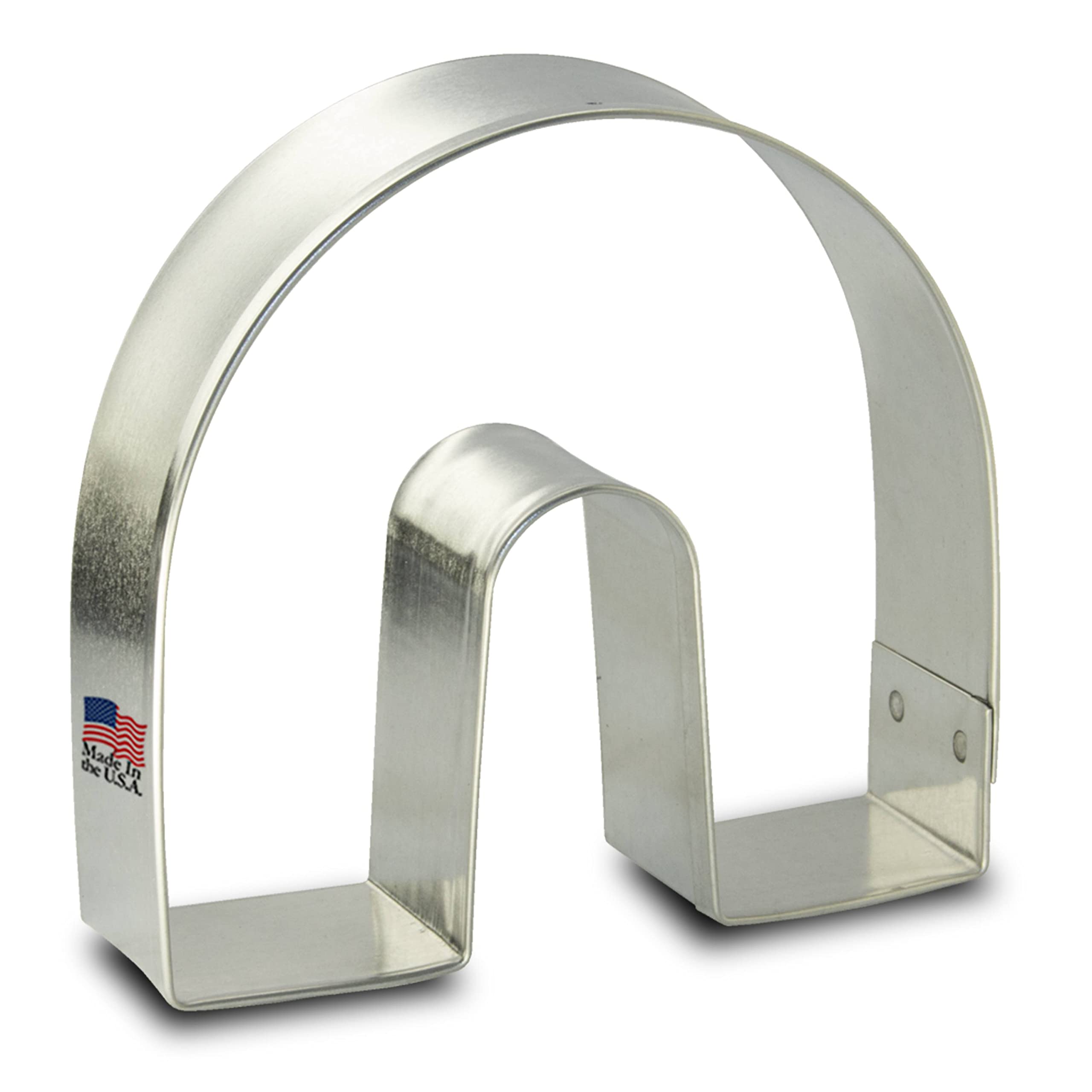 Foose Cookie Cutters Rainbow Horse Shoe Cookie Cutter 3 In, Tin Plate Steel, Handmade In Usa