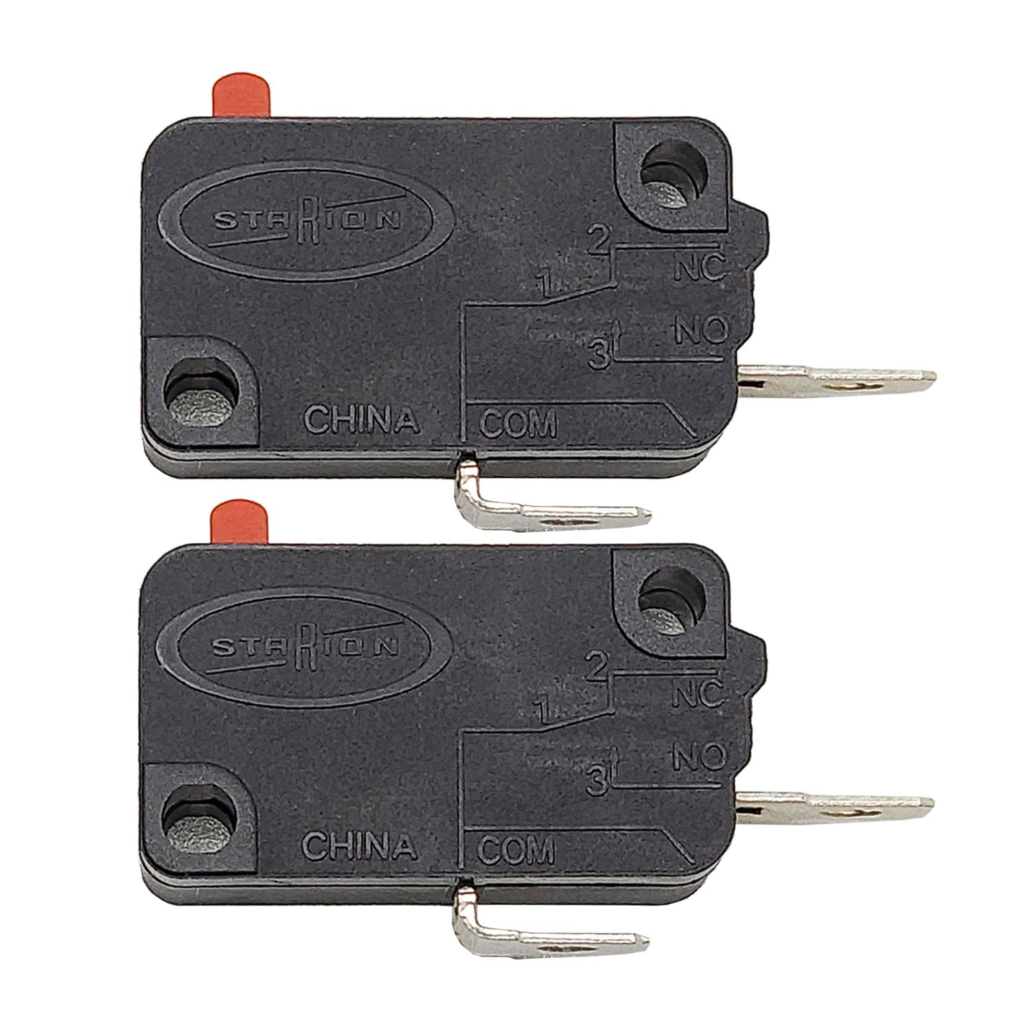 [Szm-V16-Fa-63 Switch Oem Mania] Szm-V16-Fa-63 2-Pack New Oem Produced For Lg Ge Starion Microwave Oven Door Micro Switch Replac