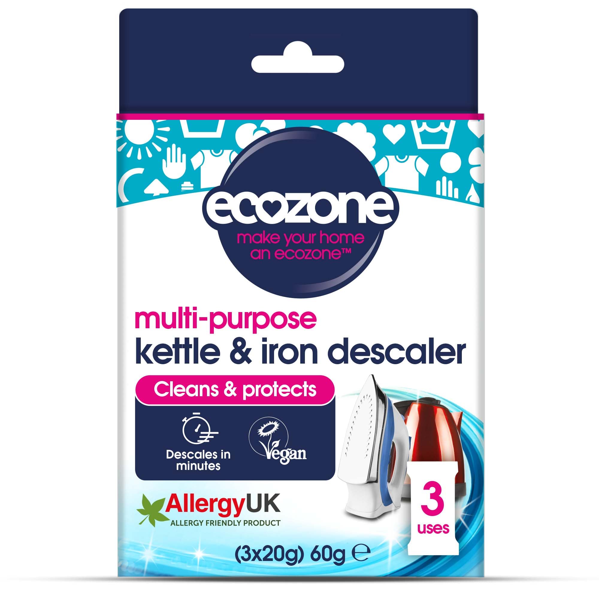 Ecozone Kettle & Iron Descaler (3X20G)