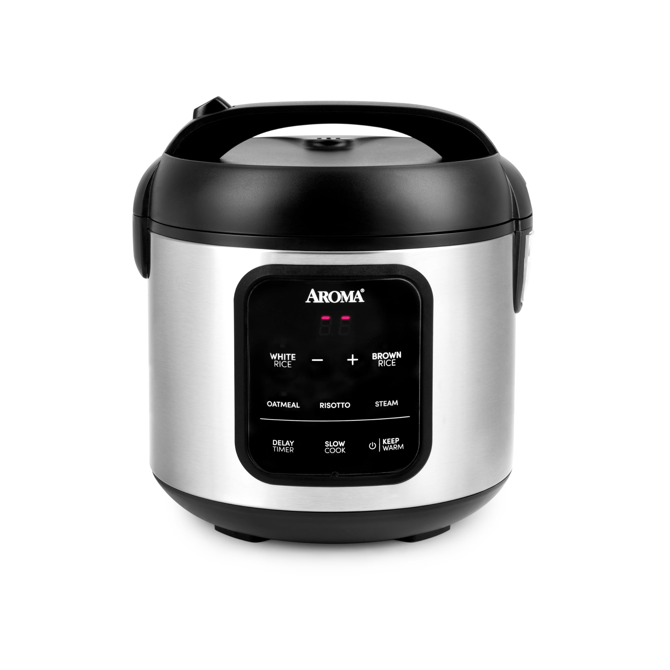 Aroma Digital Rice Cooker, 4-Cup (Uncooked) / 8-Cup (Cooked), Steamer, Multicooker, Slow Cooker, Oatmeal Cooker, Auto Keep Warm,