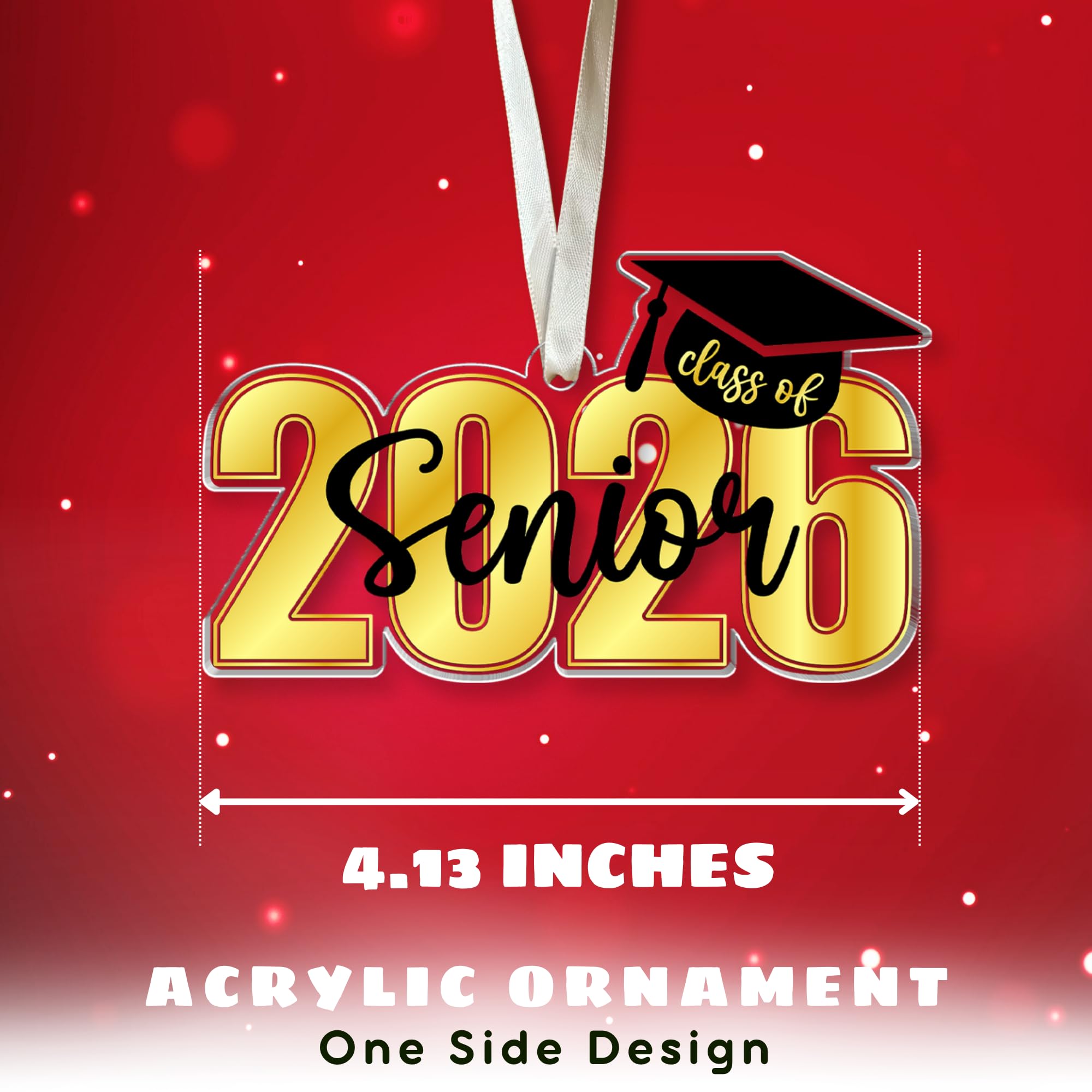 SUCHAGIFT Graduation Ornaments 2026 - Graduation Christmas Ornament - Class of 2026, High School, Senior Gifts for for Women, Da