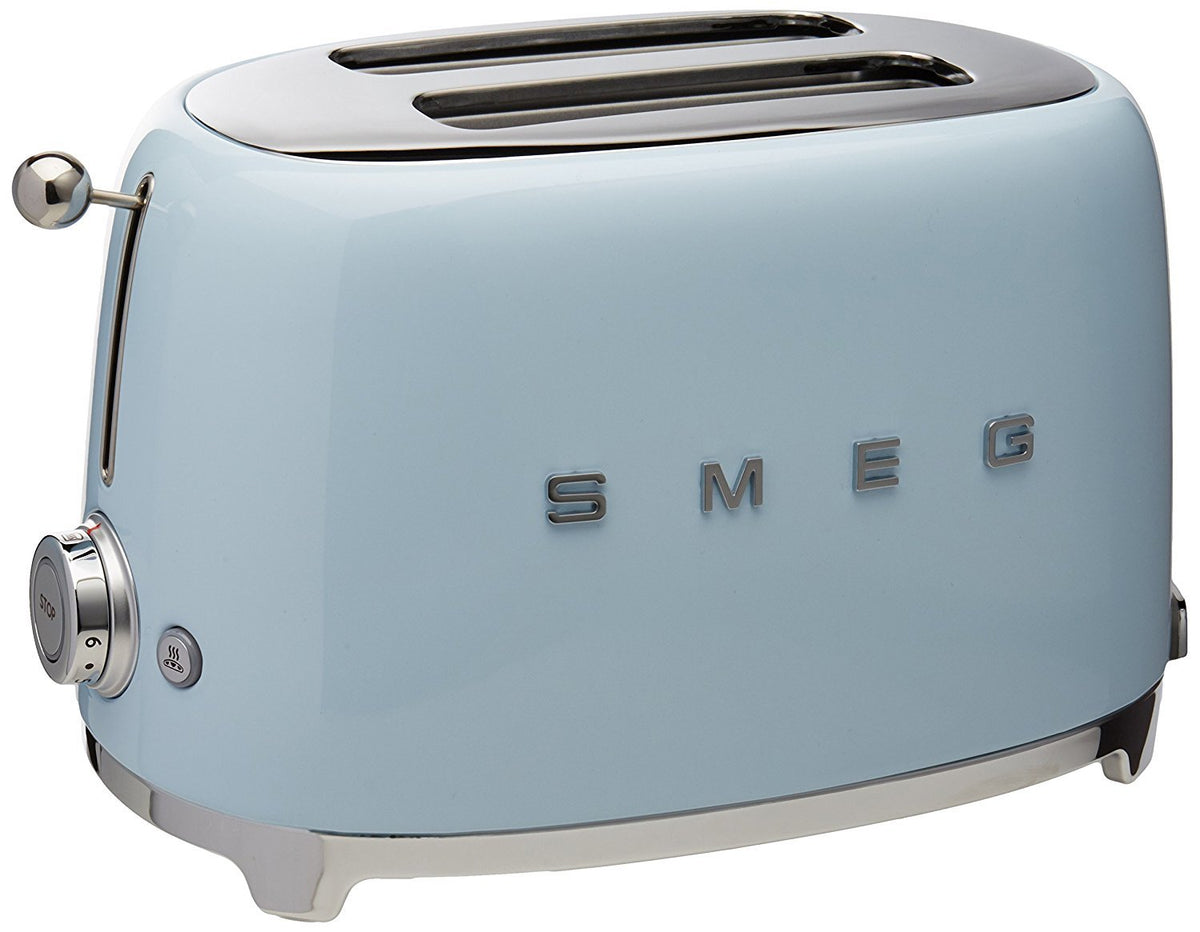 Smeg 2 Slice Retro Toaster (Pastel Blue)