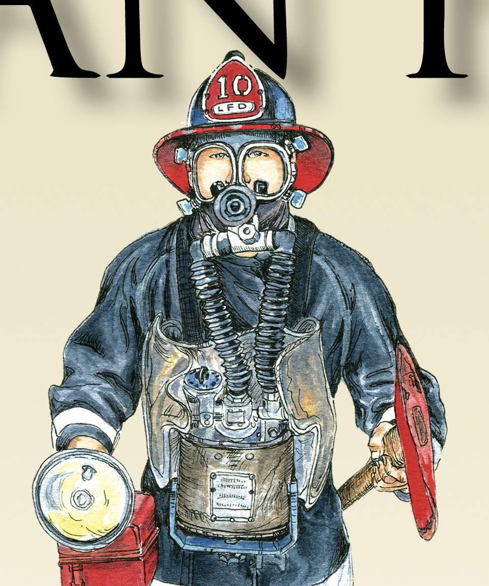 History Of The American Firefighter Print - 11 3/4'' By 36''