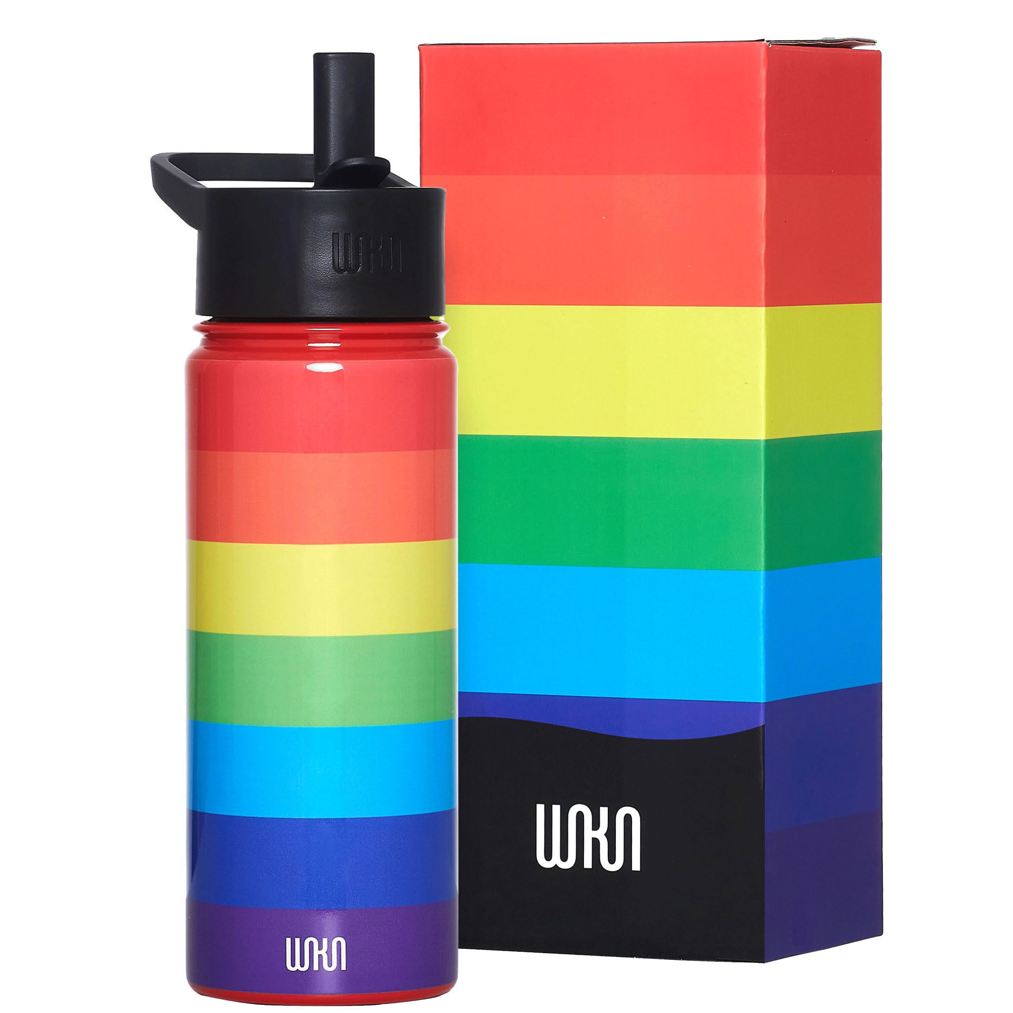 Wildkin Kids 18 oz Stainless Steel Water Bottle for Boys & Girls - BPA-Free, Leakproof & Insulated, Keeps Hot & Cold, Kids Water