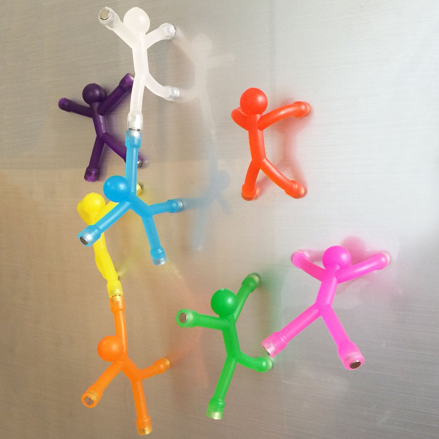 8PCS Novelty Man Fridge Magnets  Toosunny Cute Rubber Magnet Men Refrigerator Magnets Magnetic Toy for Adults Office Fun Decorative Decoration