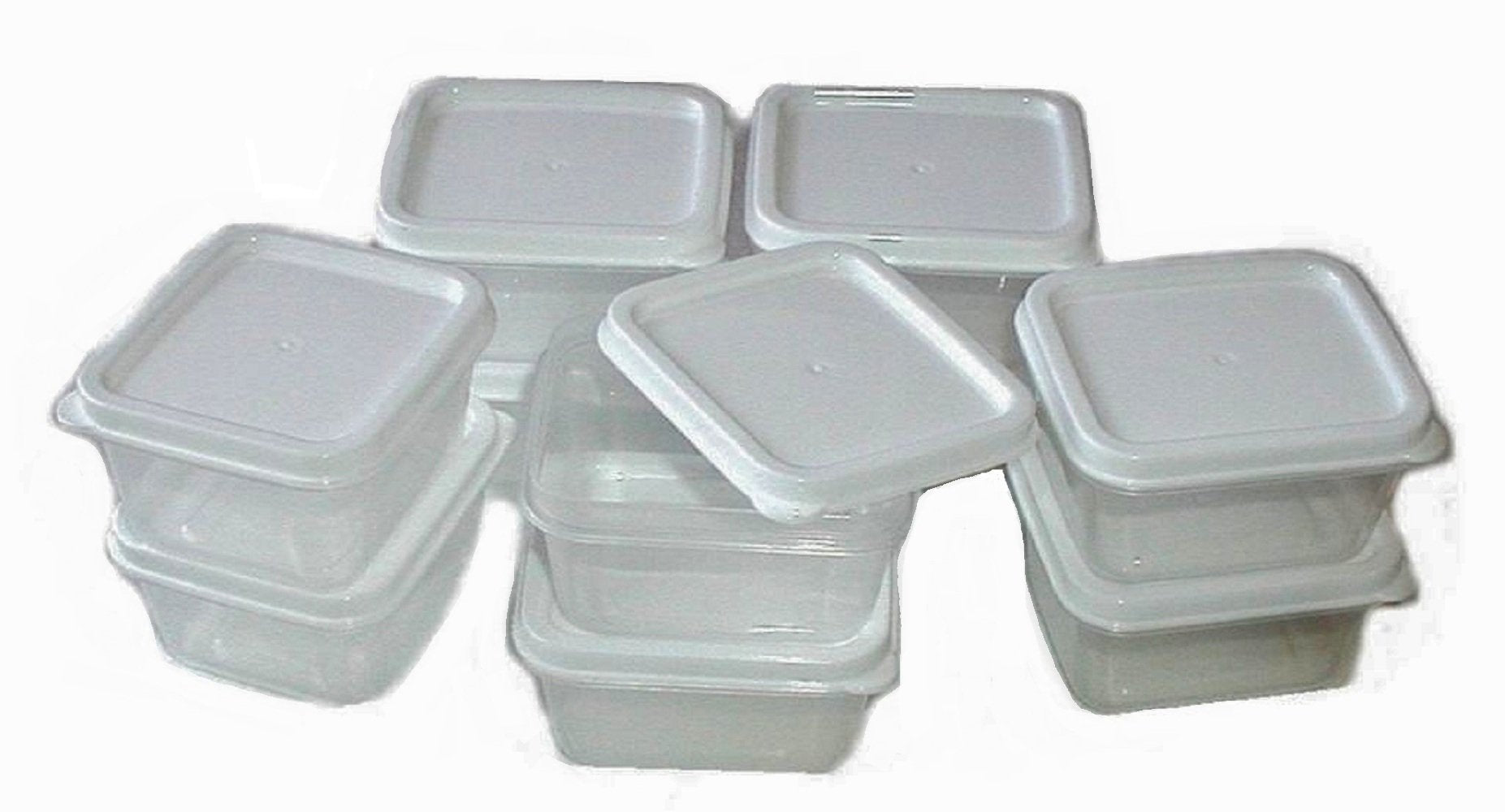 Mini Storage Containers With Lids, Sure Fresh, Plastic, Reusable, Round And Rectangular 20-Pc Set