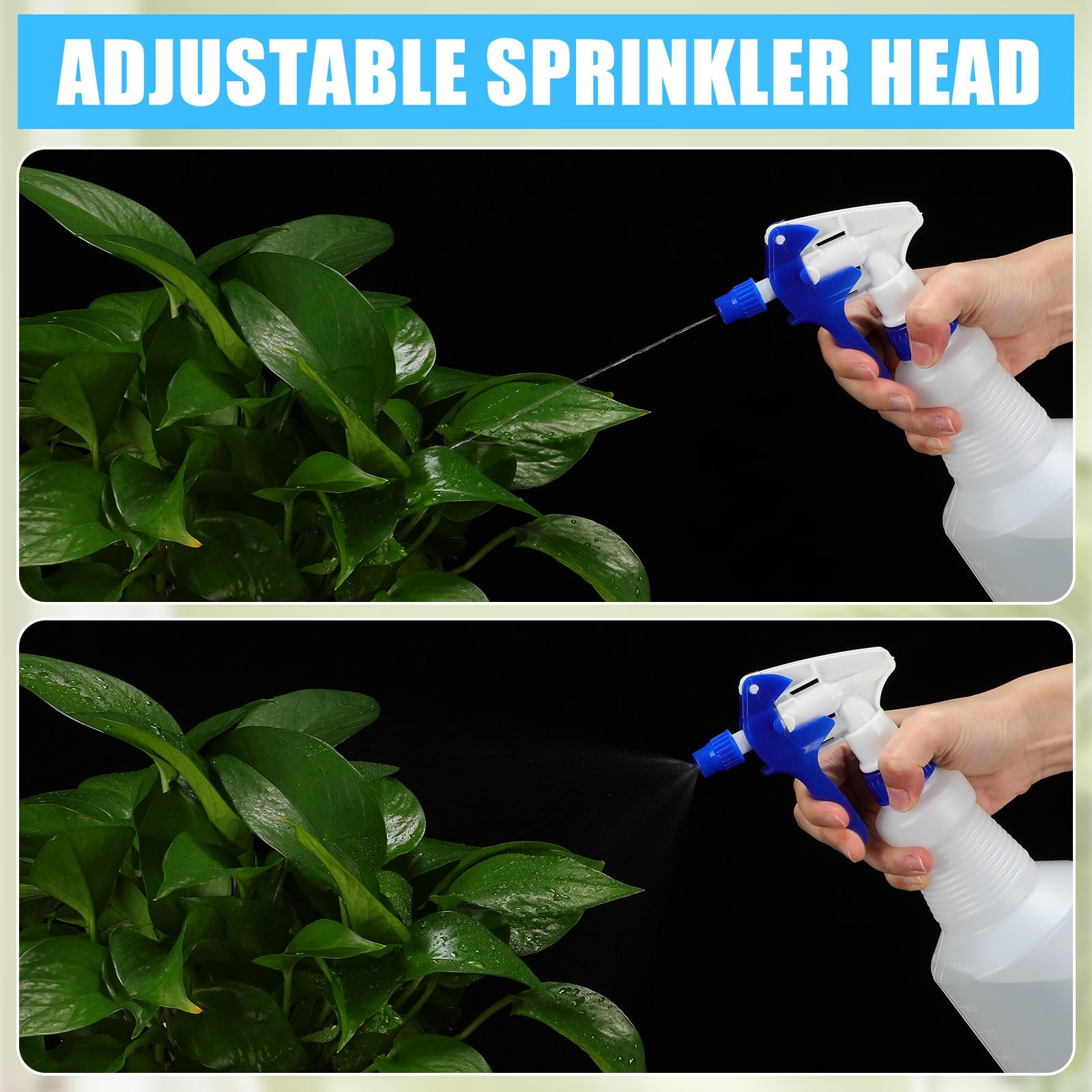 Eaasty 12 Pcs Plastic Spray Bottle 32 Oz Bulk Heavy Duty Leakproof Spraying Bottles Empty Mist And Stream Mode Misting Spray Bot