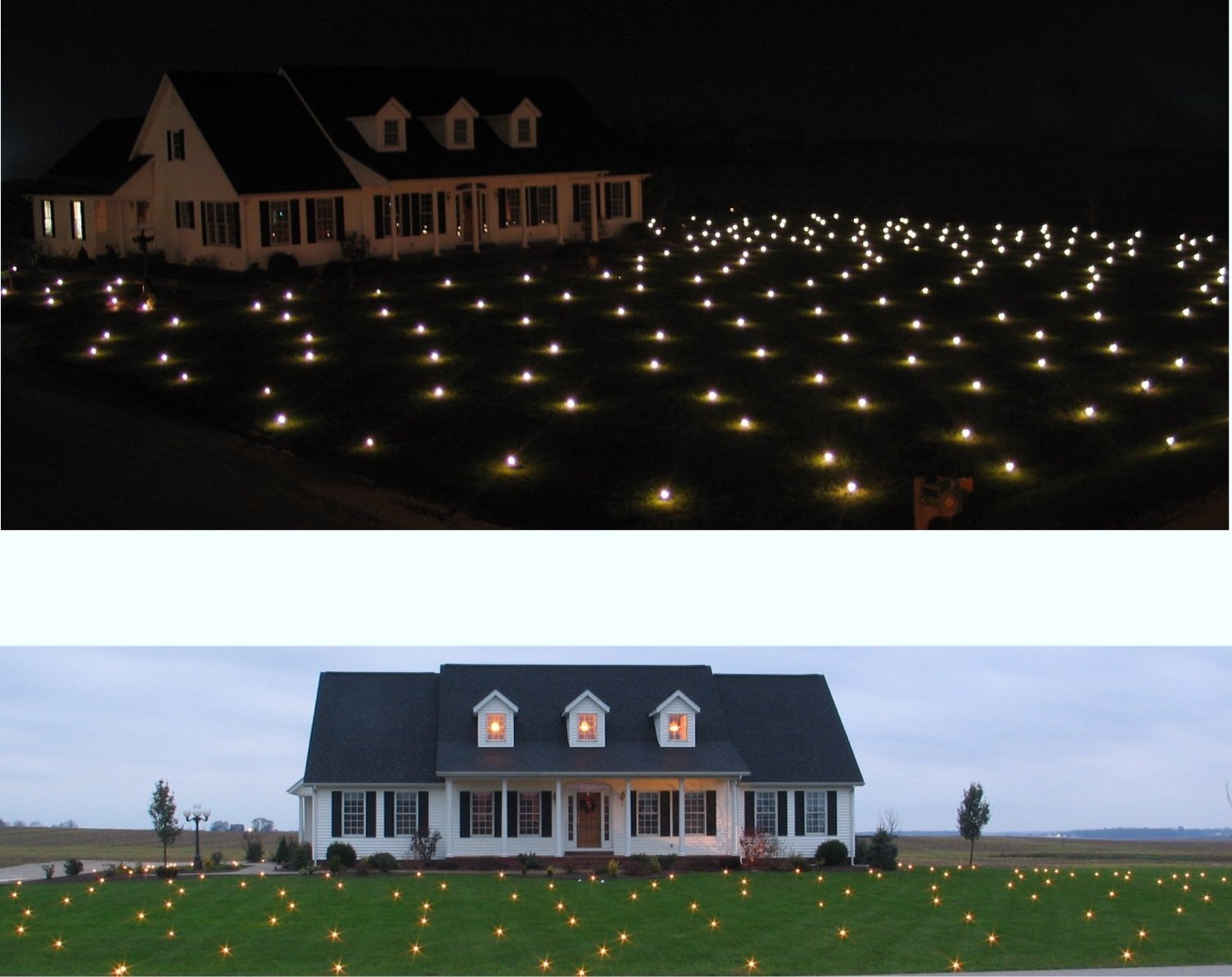 Lawn Lights Illuminated Outdoor Decoration, LED, Christmas, 36-10, Cool White