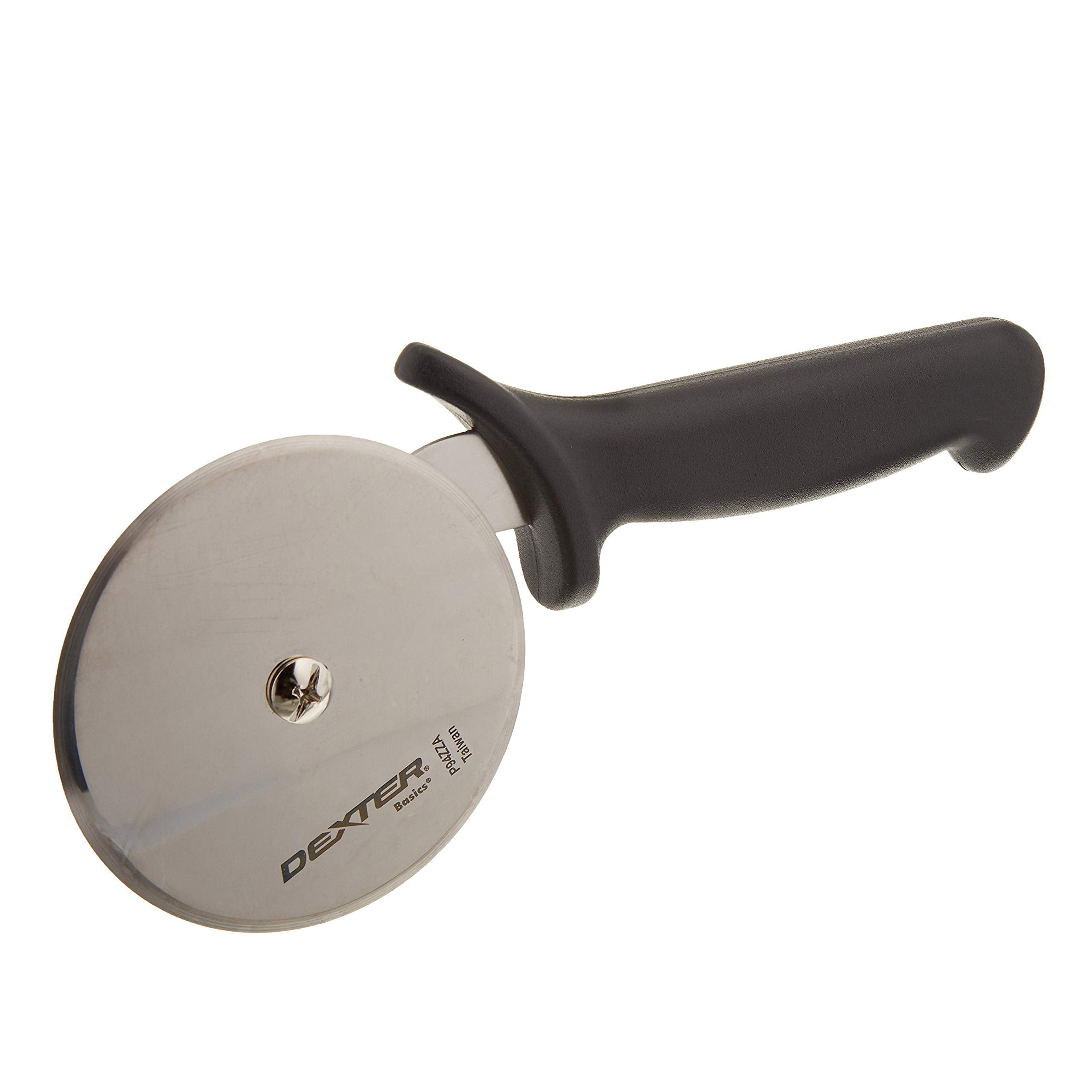 Dexter Russell P94ZZA4 Basics (31631) Pizza Cutter, 4, StainFree, highCarbon Steel and Black Plastic Handle