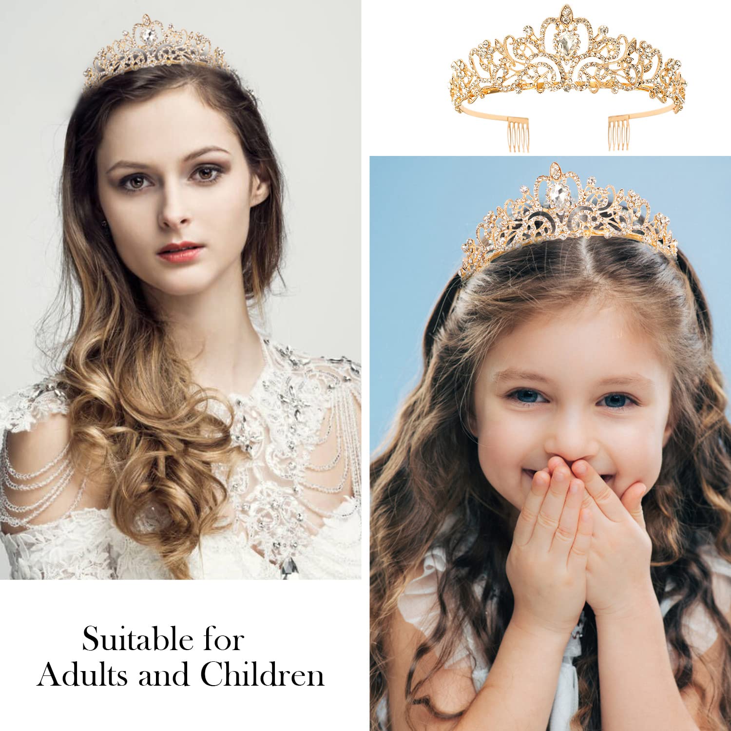 Birthday Princess Crowns Tiara for Girls  Happy Birthday Sash for Princess Party Decorations Supplies  Birthday Gifts for Girls Happy Birthday Party Favors Decoration Accessories