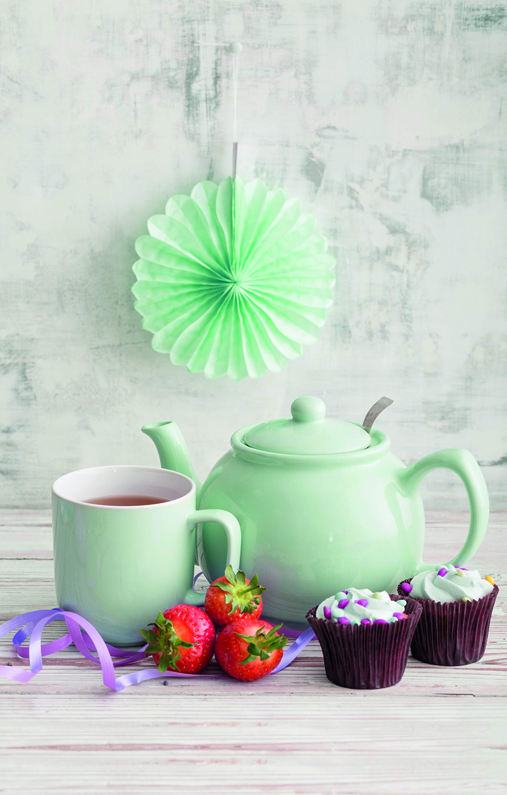 Price & Kensington Mint Teapot - 2 Cup, Model 0056.767, Mint Color, Perfect for Tea Lovers