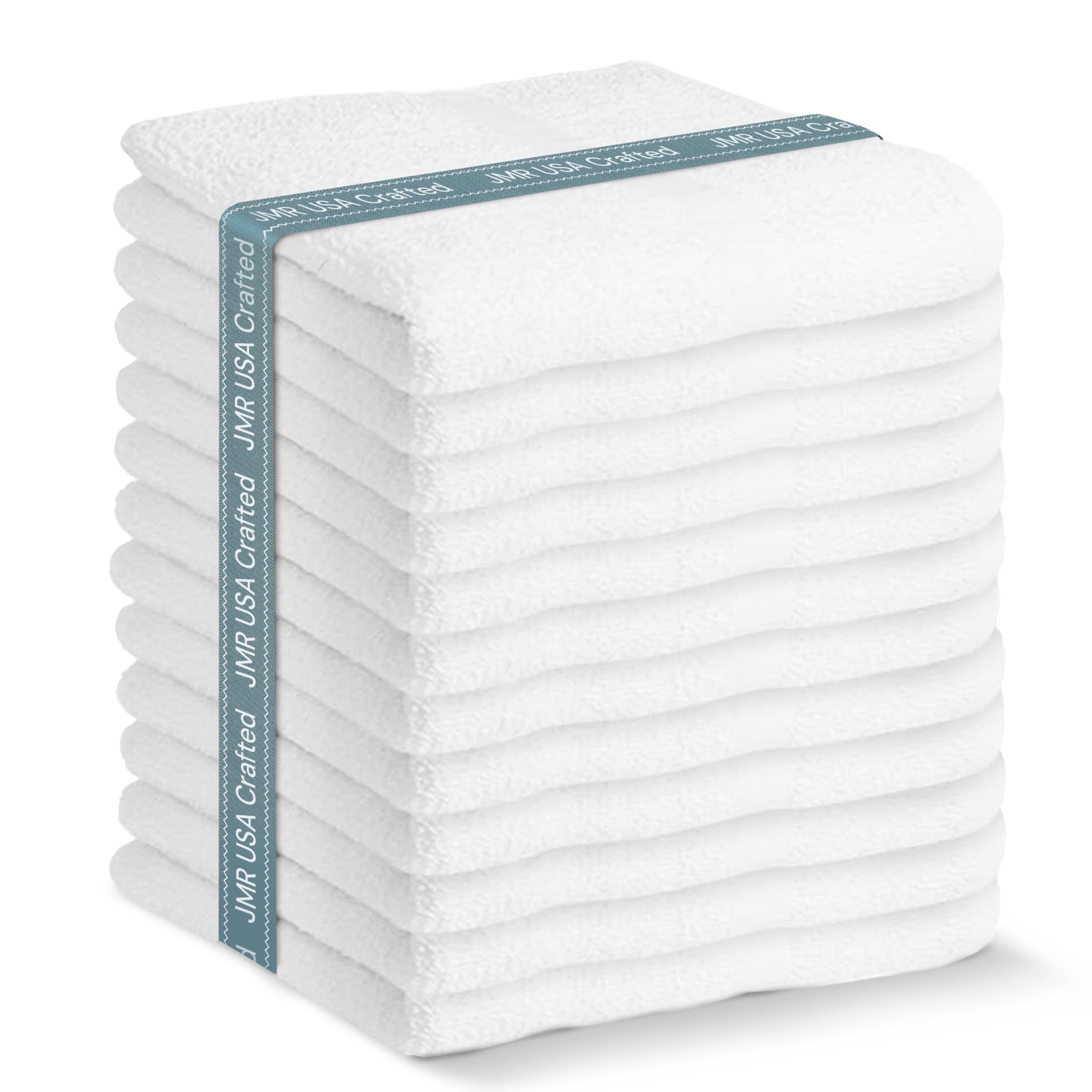 Jmr Bulk-Friendly Essentials - Practical 12-Pack Cotton Bath Towels - Economical 20'' By 40'' Multi-Purpose Towels - Absorbent,