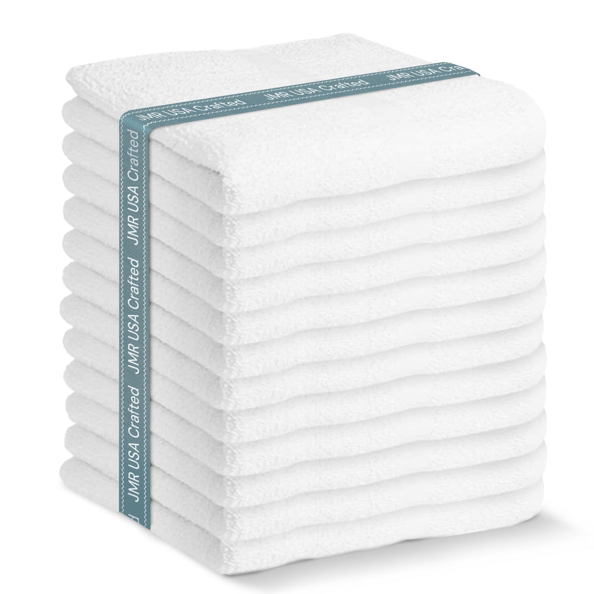 Jmr Bulk-Friendly Essentials - Practical 12-Pack Cotton Bath Towels - Economical 22'' By 44'' Multi-Purpose Towels - Absorbent,