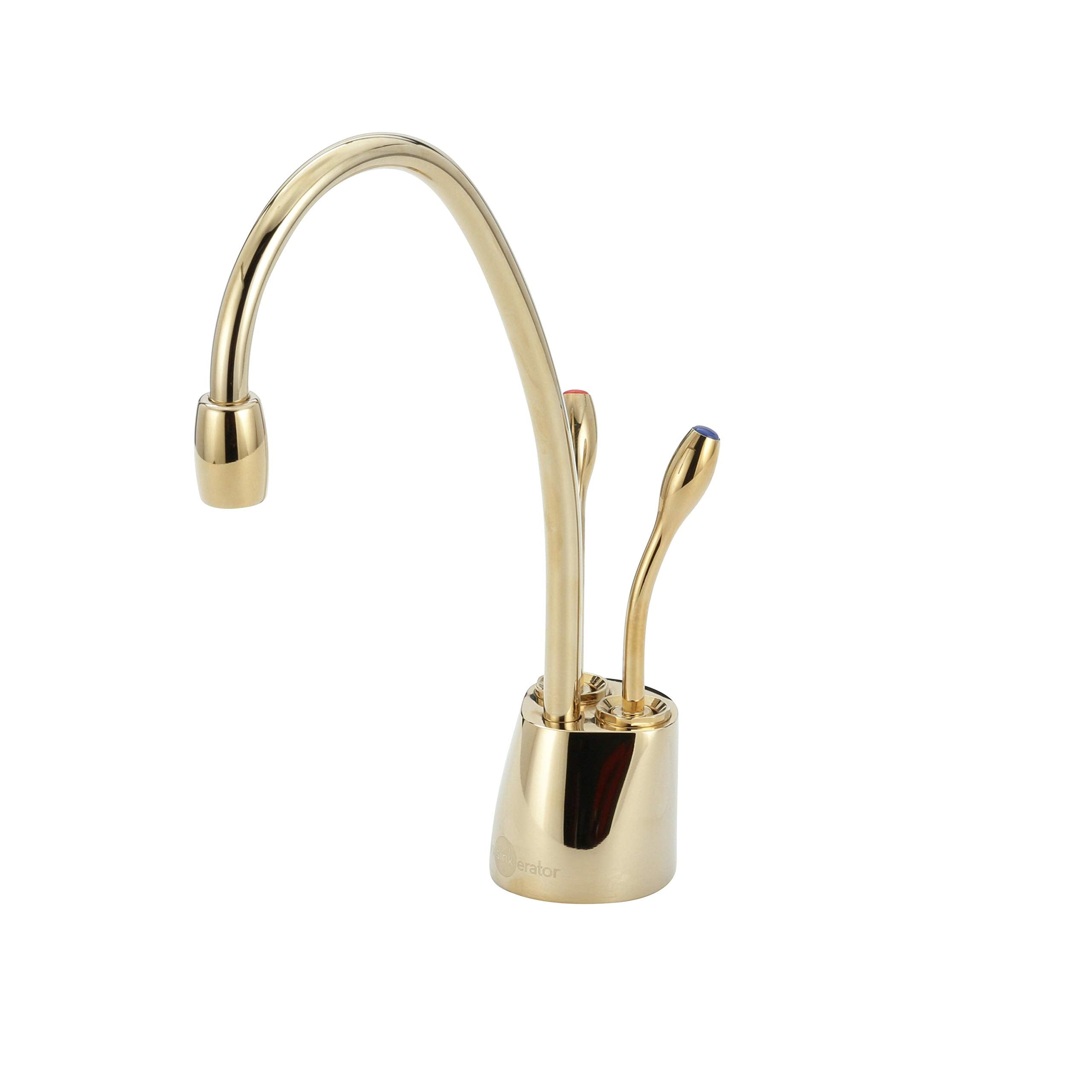 Insinkerator Contemporary Instant Hot And Cold Water Dispenser - Faucet Only, French Gold, F-Hc1100Fg