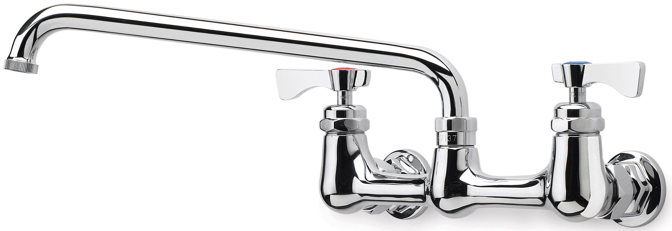 Krowne 14-812L - Royal Series 8 Center Wall Mount Faucet 12 Spout - 1 Each