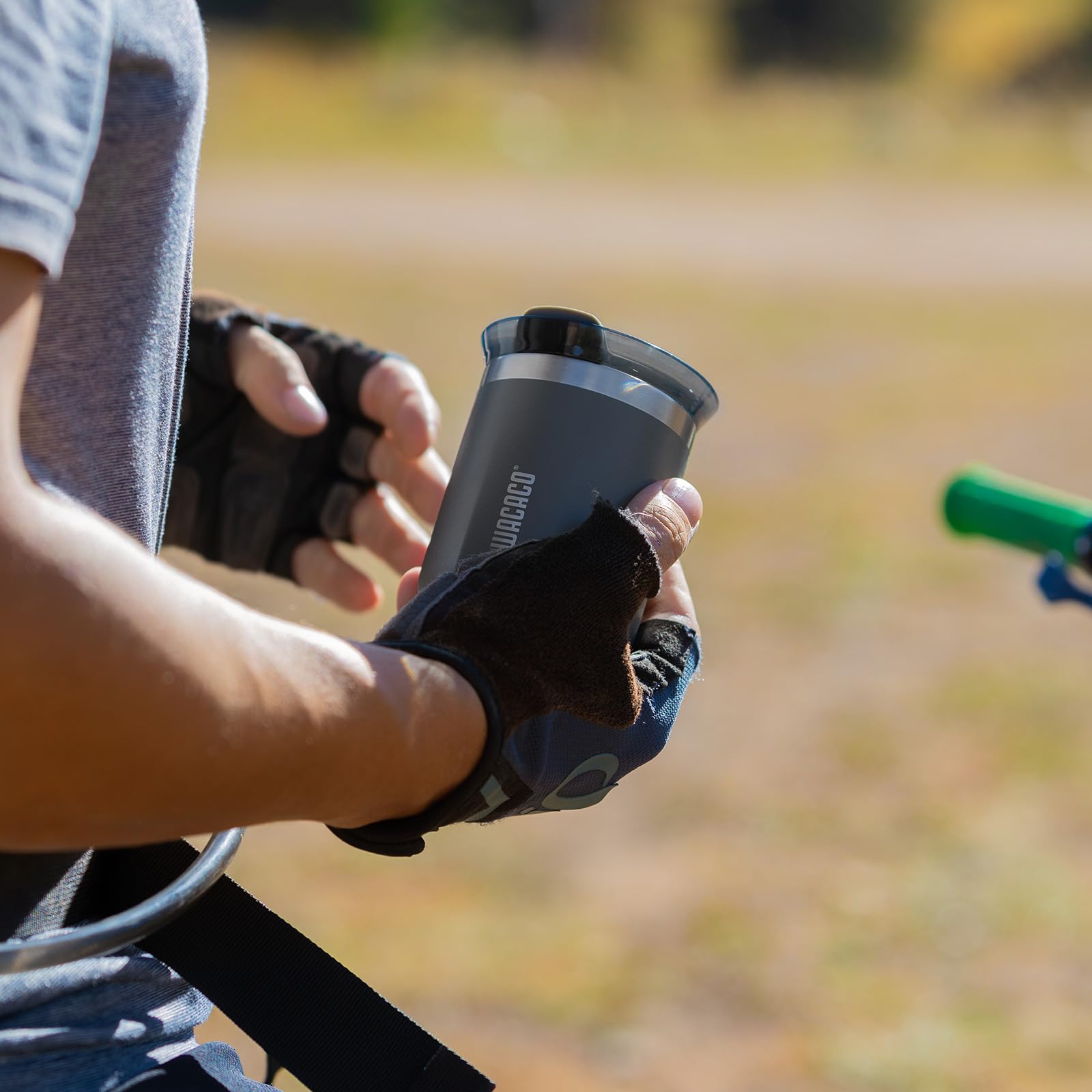 WACACO Octaroma Classico Vacuum Insulated Coffee Mug, Double-wall Stainless Steel Travel Tumbler With Drinking Lid, 6 fl oz (180