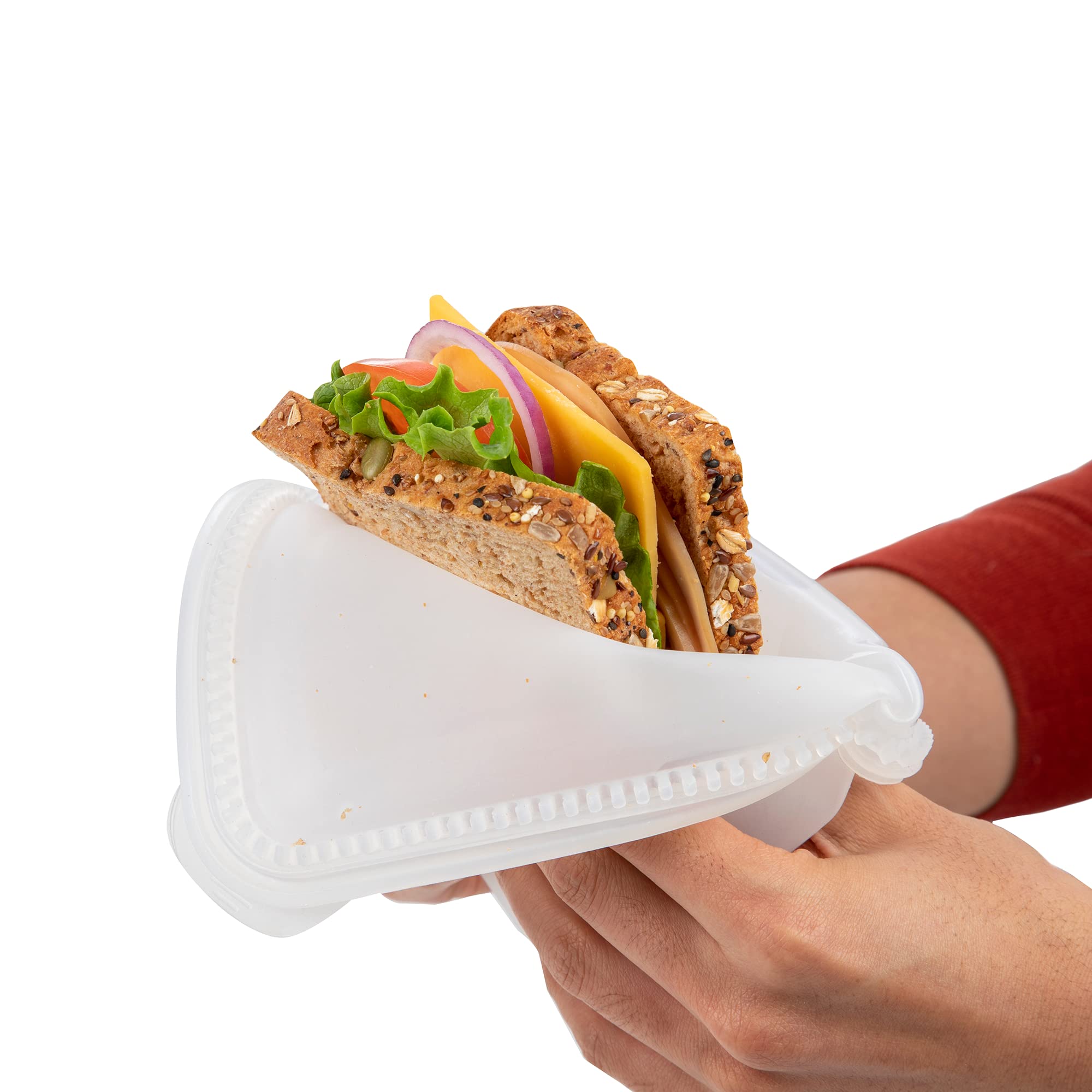 Prokeeper Dual-Zipper 100% Silicone Sandwich Bag, Clear