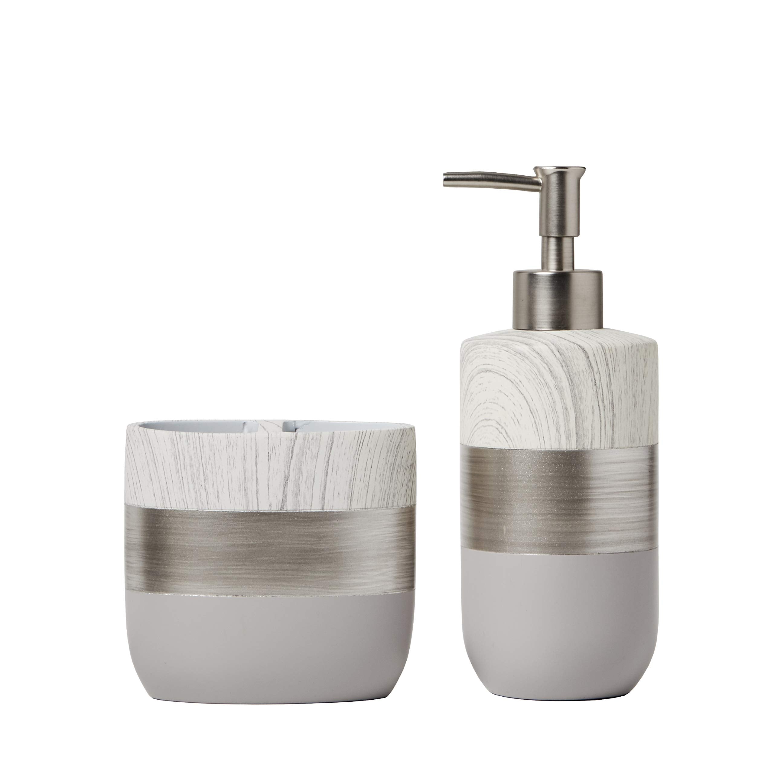 SKL Home by Saturday Knight Ltd. Liselotte Soap Dispenser  Silver